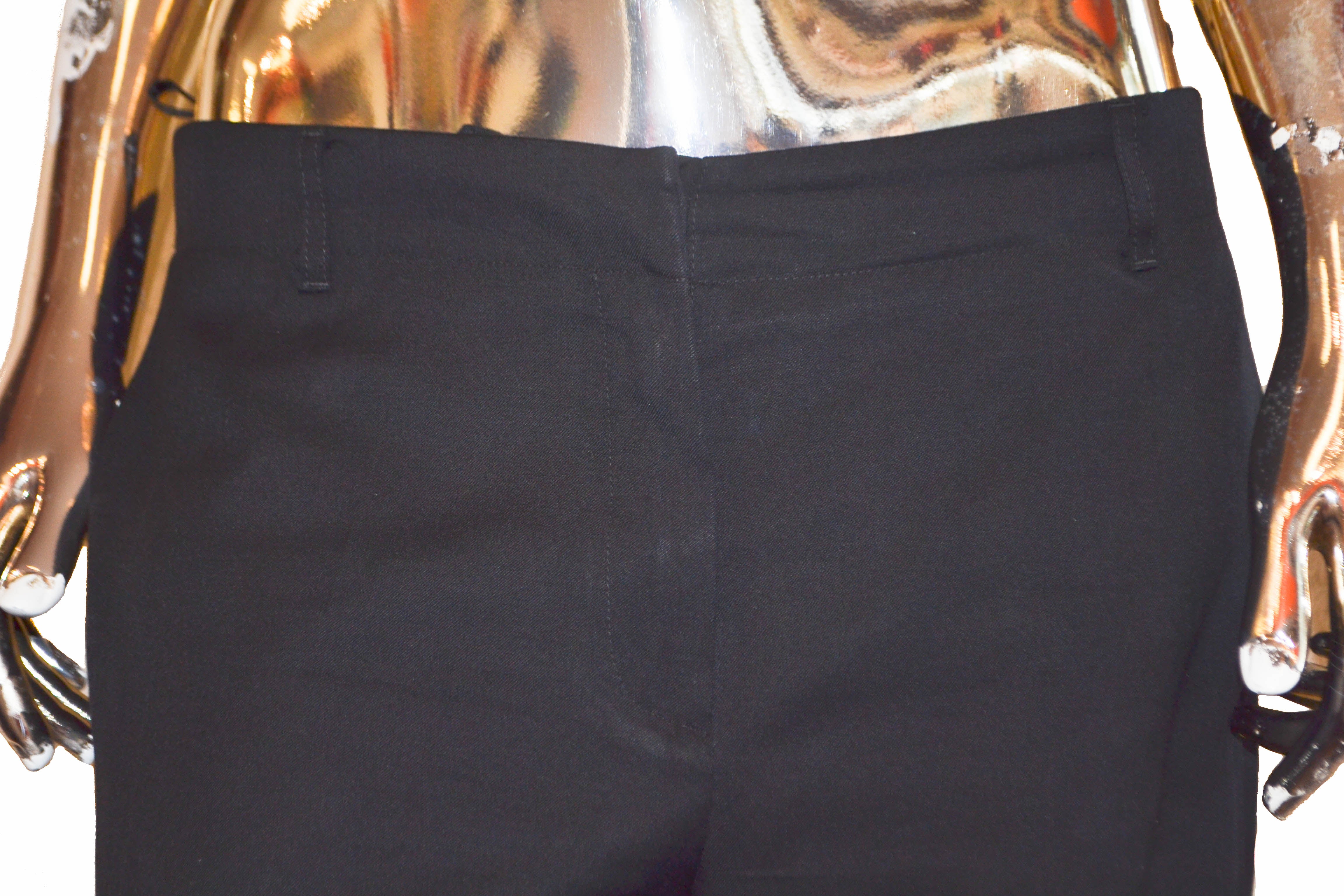 Authentic Fendi Women's Black Pants Size 44