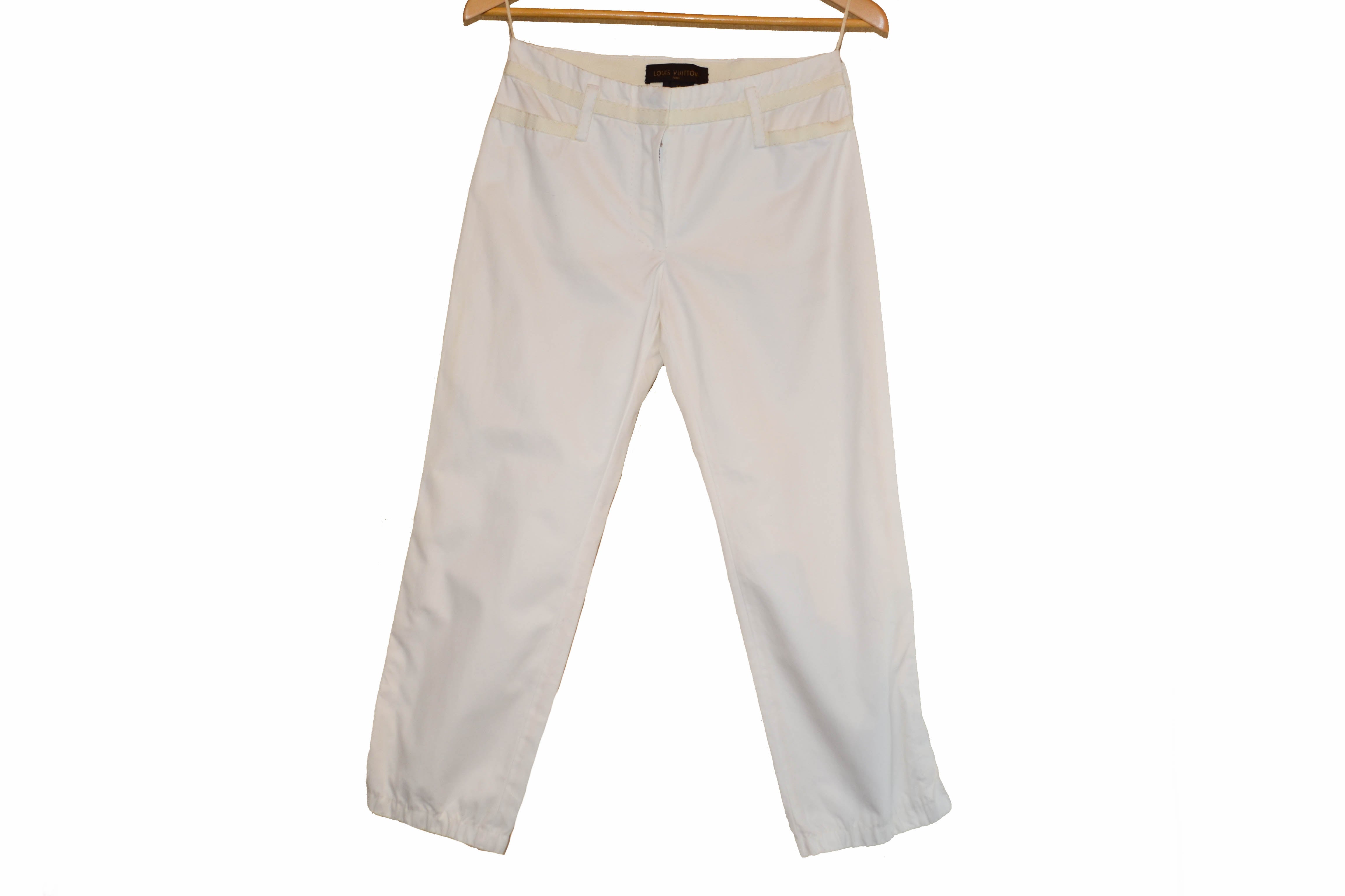 Shorts Louis Vuitton White size 36 IT in Cotton - 34864778