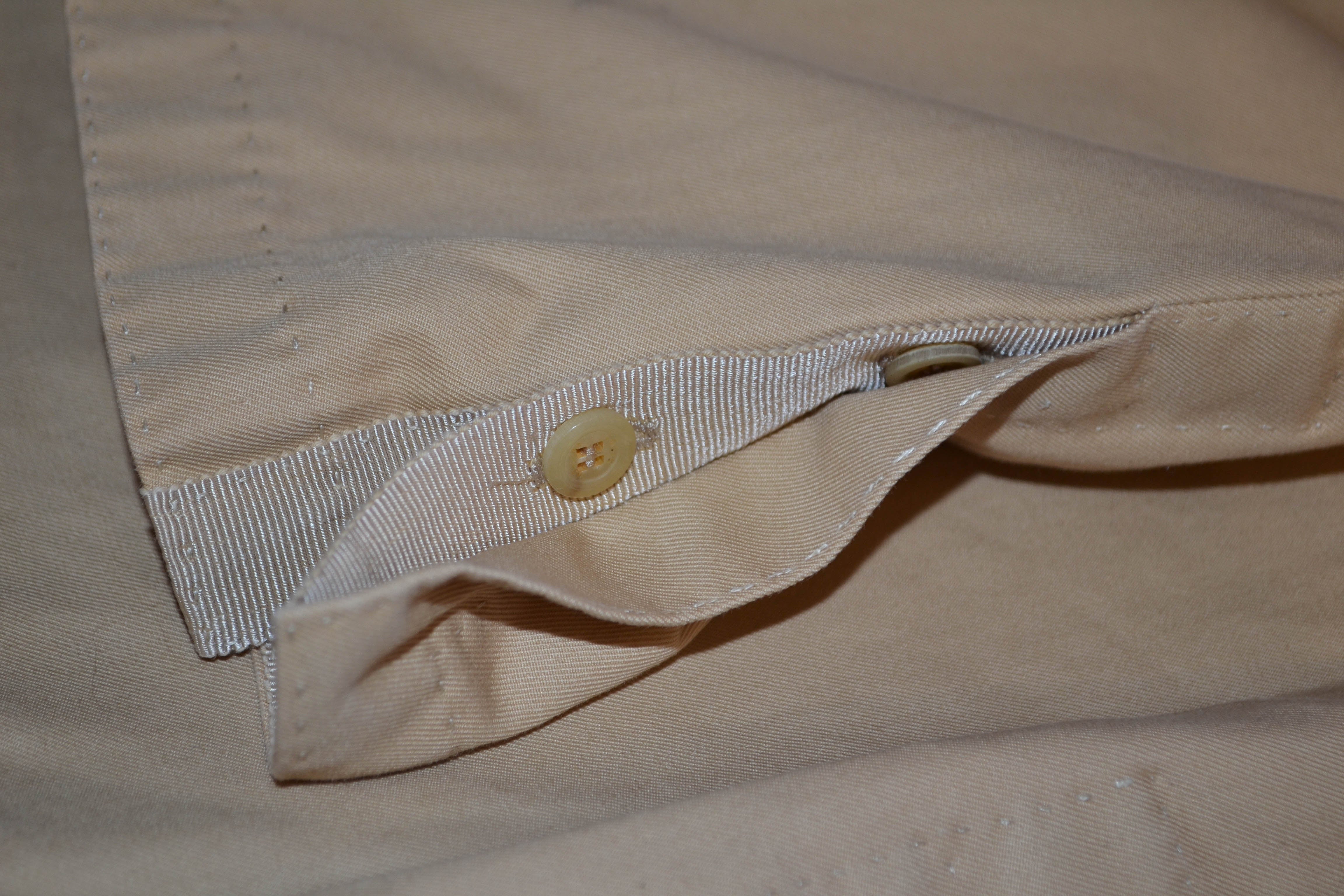 Louis Vuitton Cotton Chino Pants Beige. Size 54