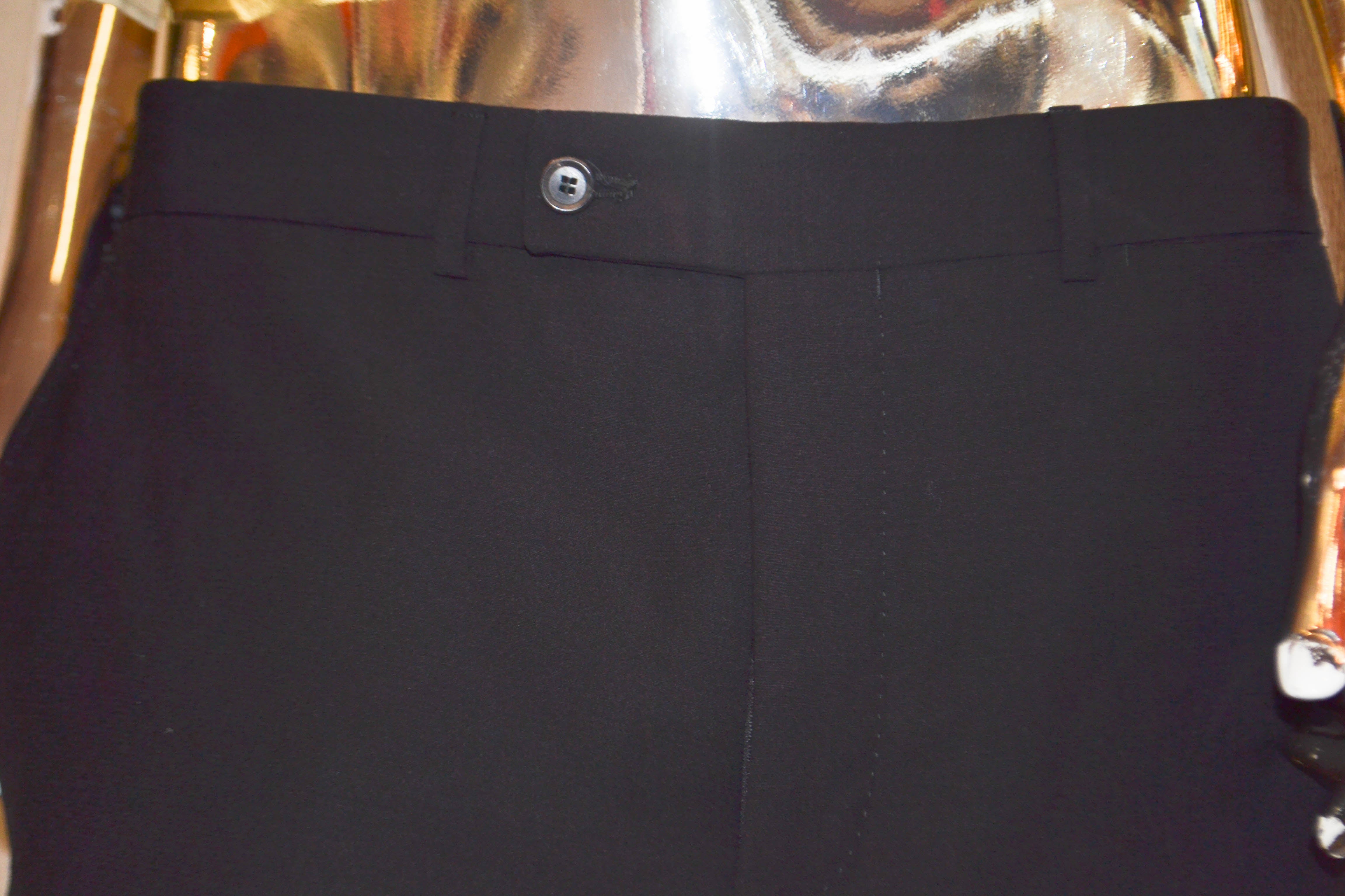 Authentic Louis Vuitton Black Pants Size 52