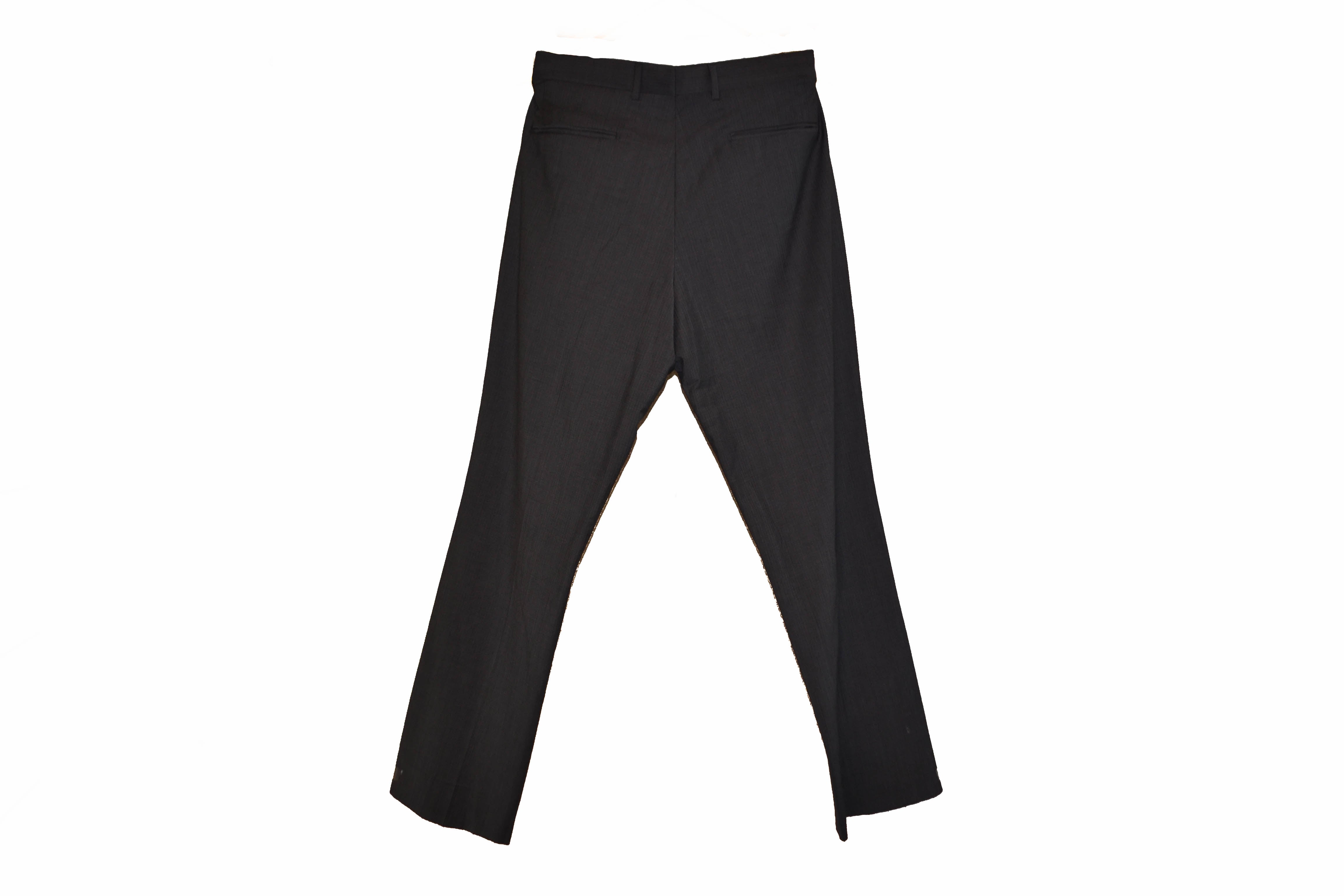 Louis Vuitton Wool and Leather Jogpants