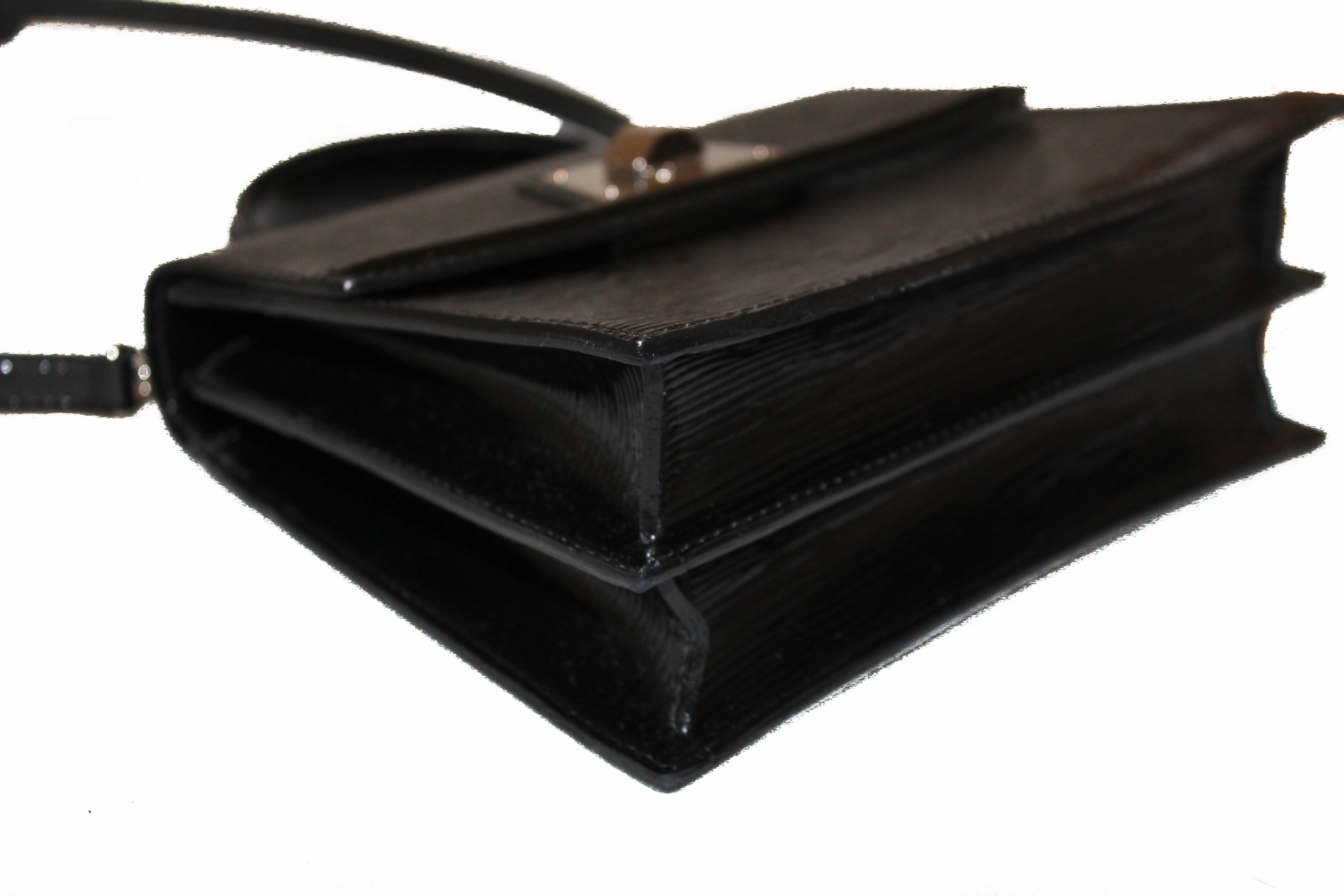Louis Vuitton Black Electric Epi Leather Sevigne GM Bag at 1stDibs
