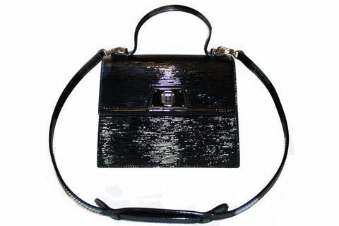 Louis Vuitton Sevigne Shoulder Clutch in Electric Epi Noir - SOLD