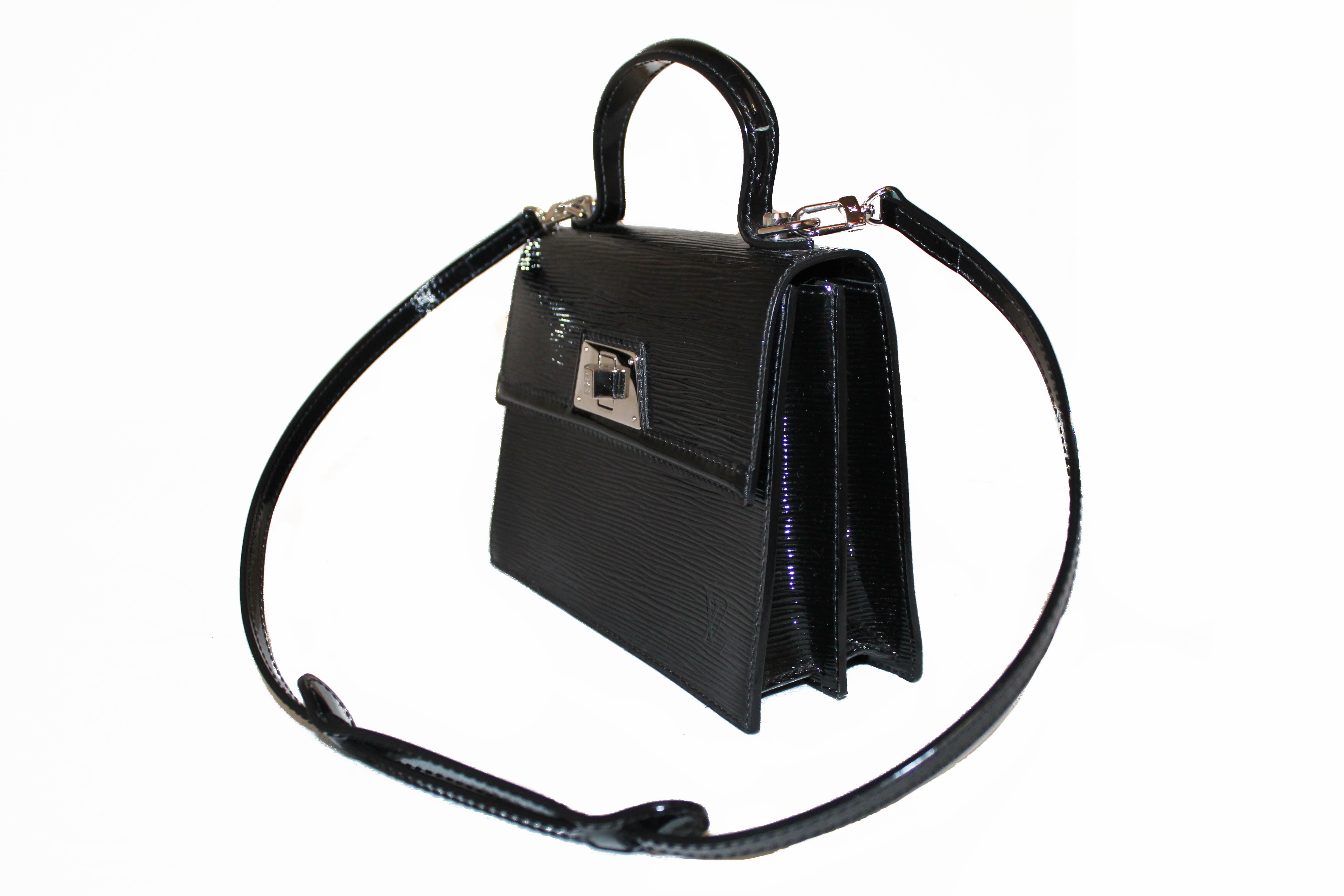 Louis Vuitton Black Electric Epi Leather Sevigne PM Bag - Yoogi's Closet