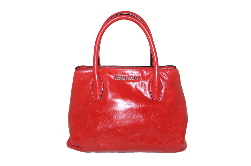 Miu Miu, Bags, Authentic Miu Miu Nappa Leather Pocket Bag
