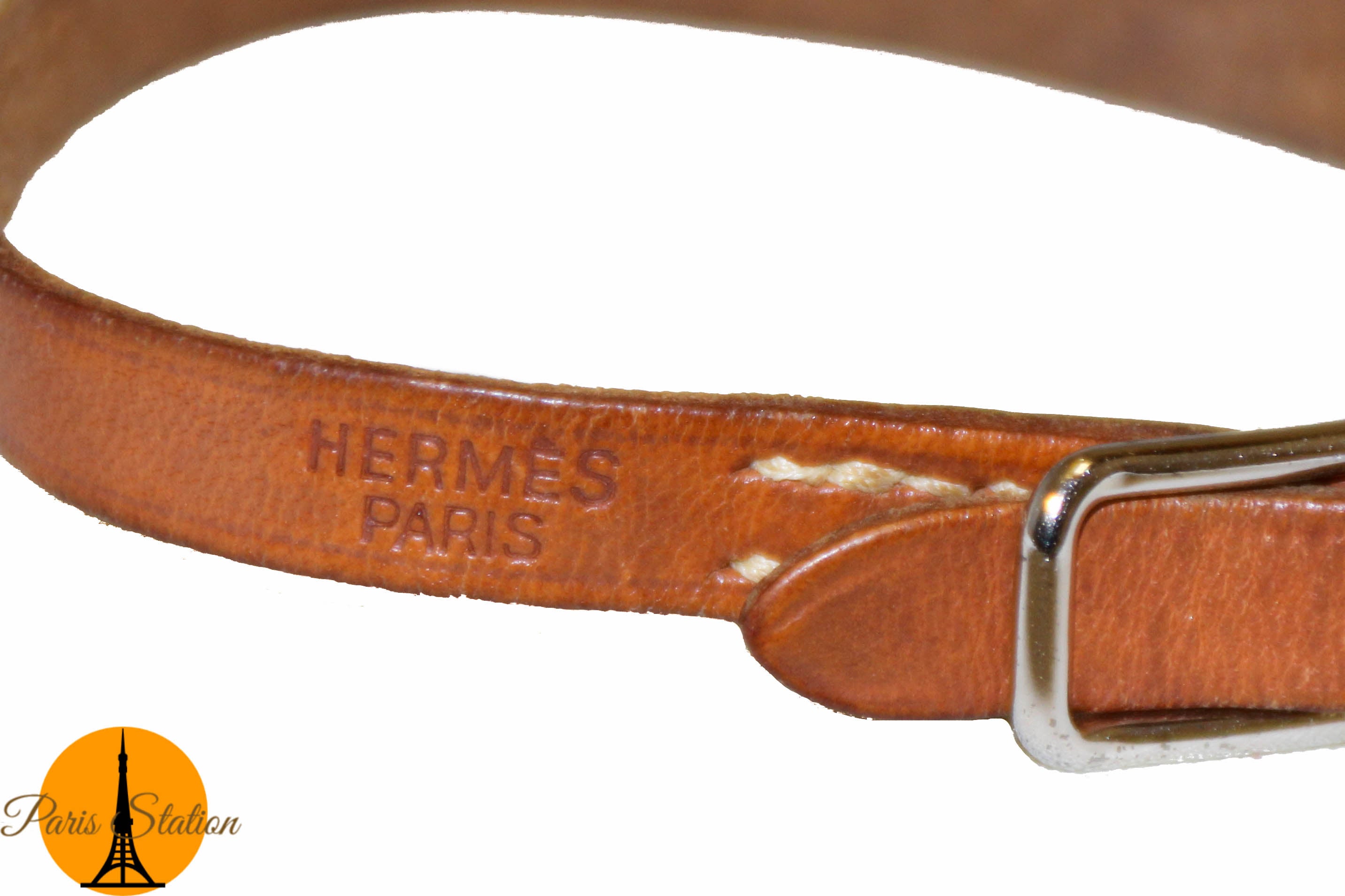 Authentic Hermès Brown Simple Tour Bracelet