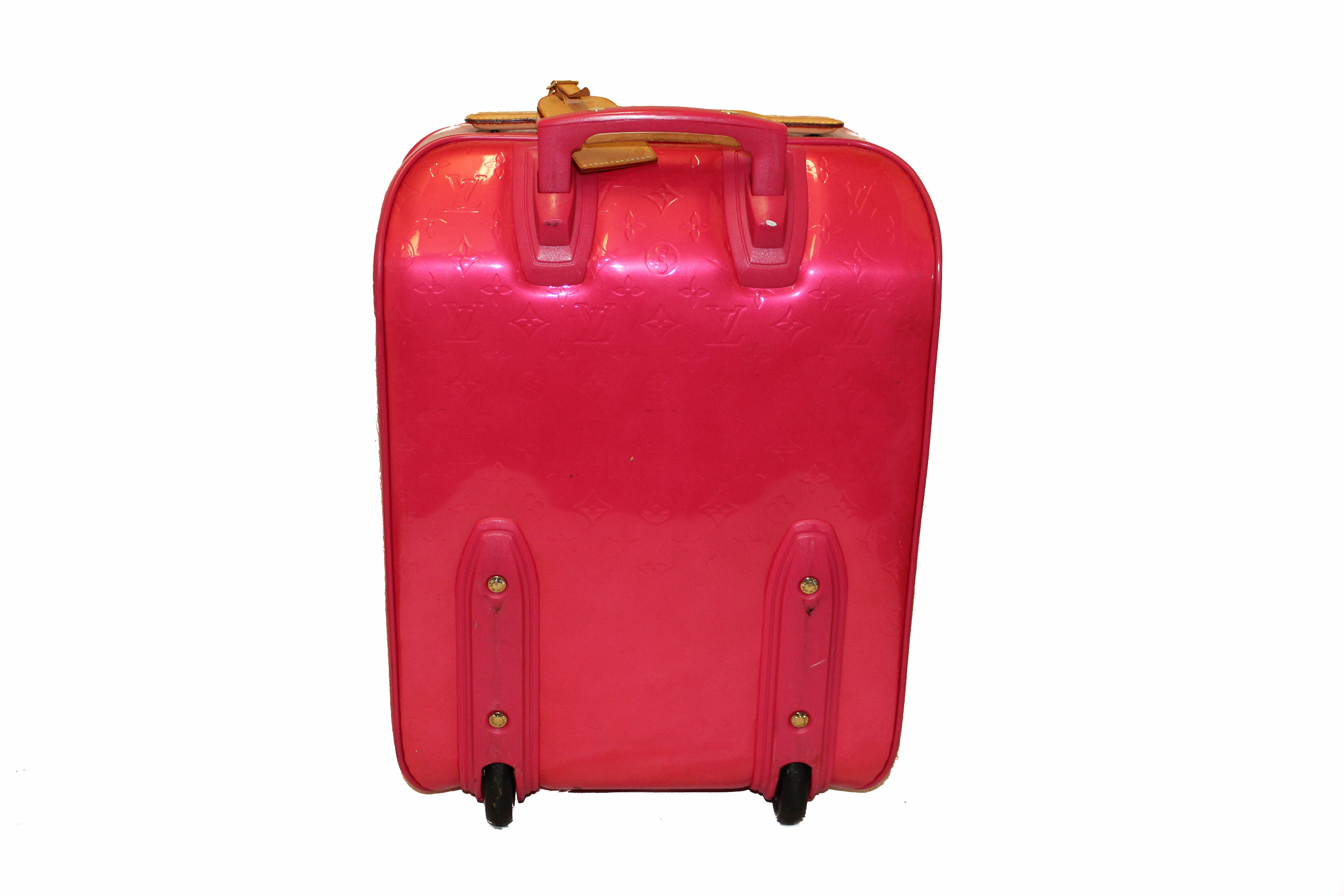 pink louis vuitton suitcase