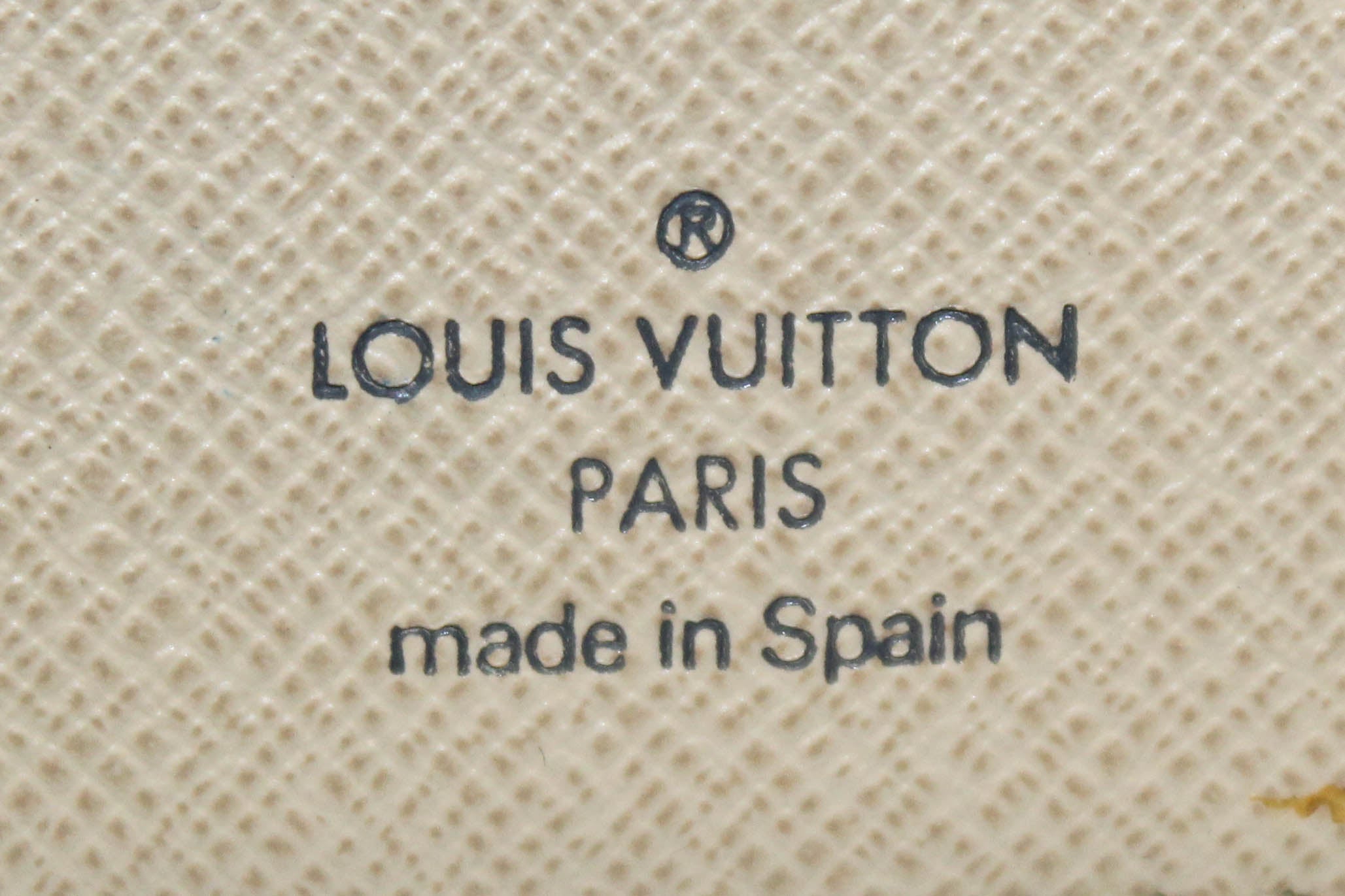 Authentic Louis Vuitton Damier Azur Koala Wallet