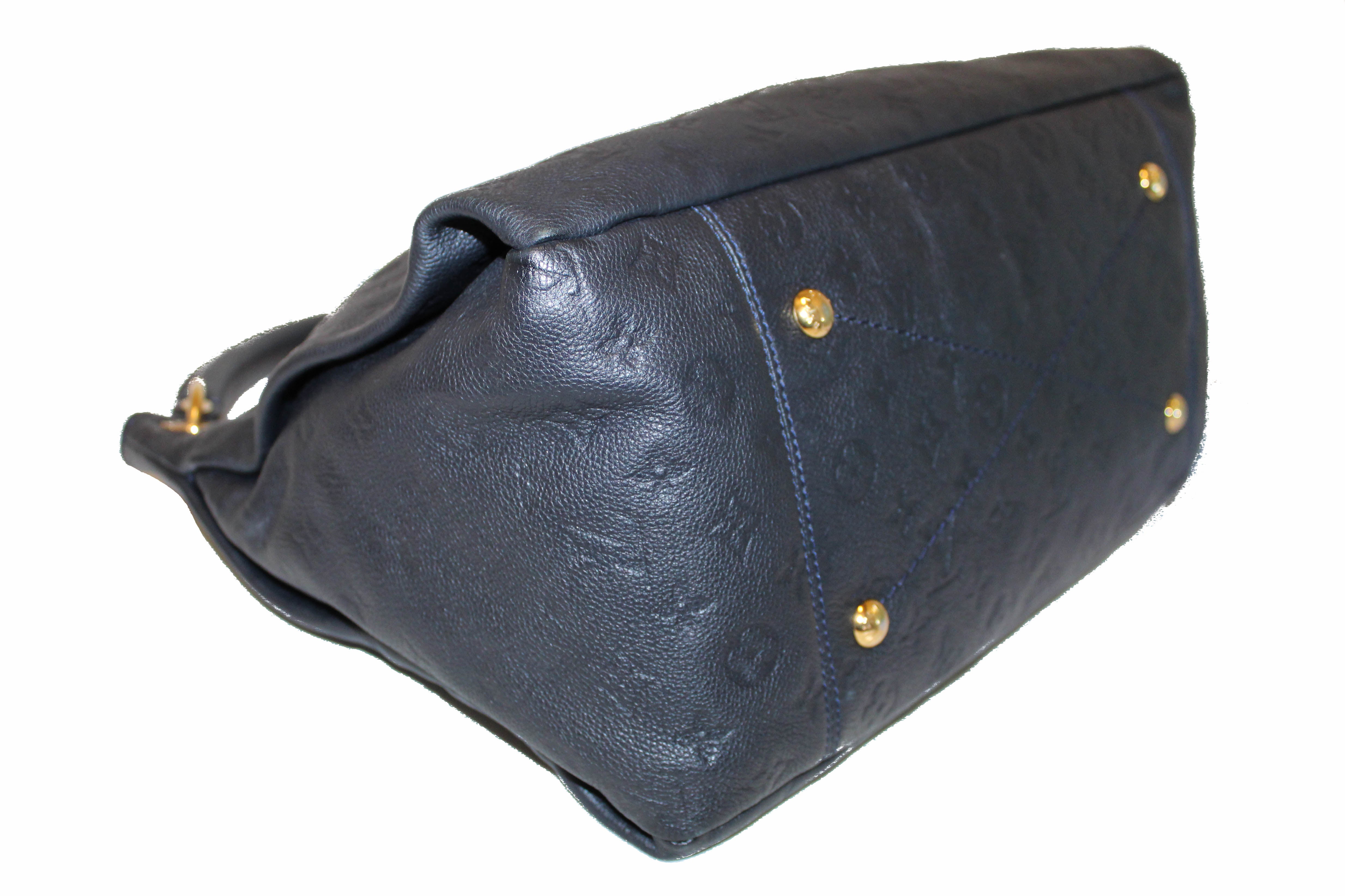 Louis Vuitton Empreinte Artsy MM Bag Navy Blue / Black - Handbagholic