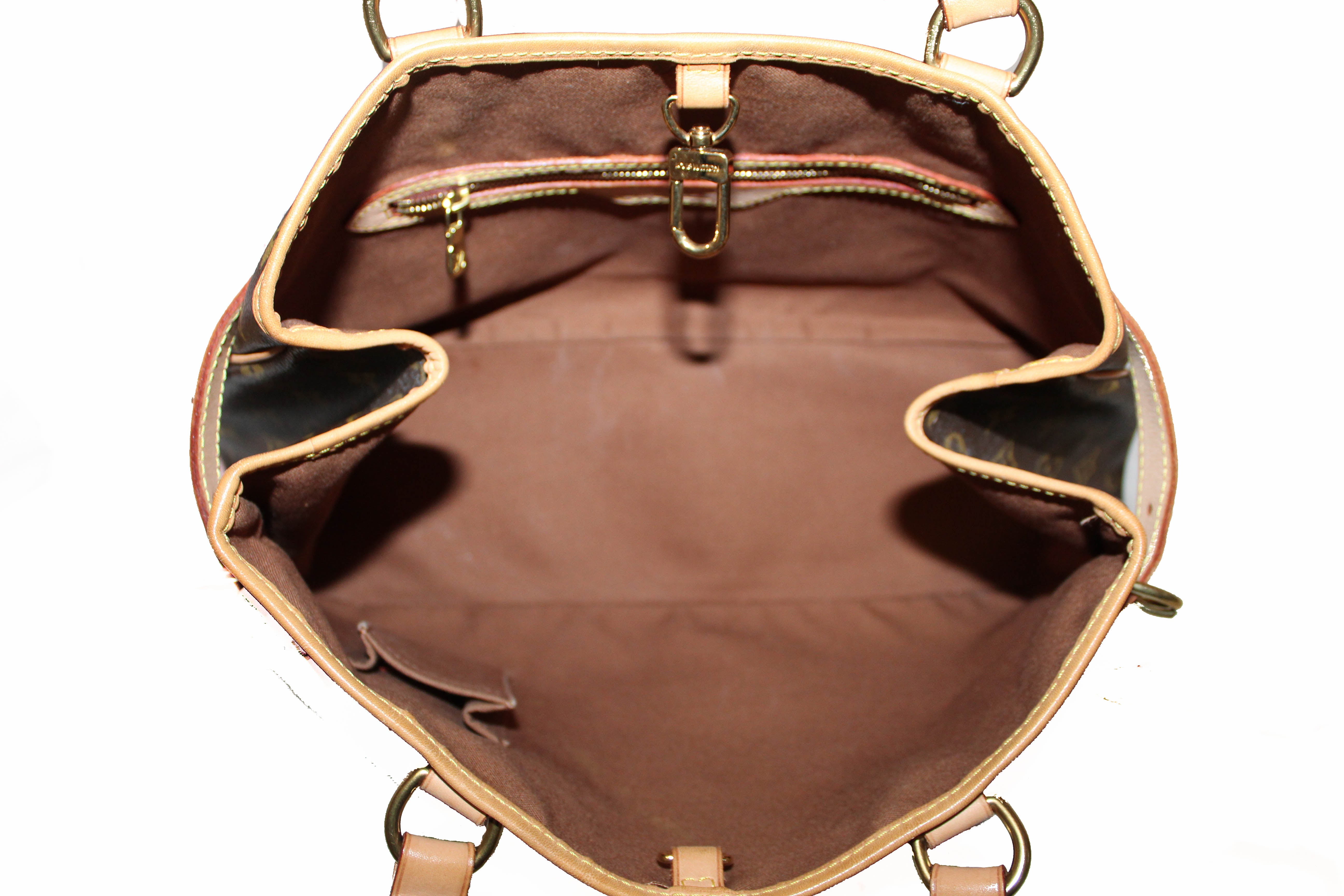 Authentic Louis Vuitton Classic Monogram Batignolles Tote Shoulder Bag