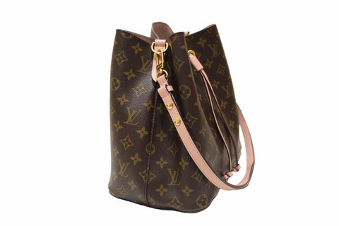 Authentic Louis Vuitton Classic Monogram Pink NeoNoe Shoulder Bag