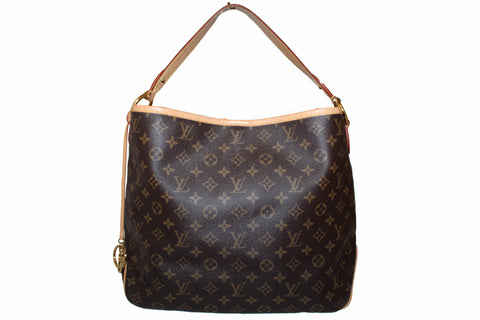 Authentic Louis Vuitton Classic Monogram Delightful MM Hobo Bag