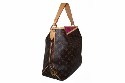 Authentic Louis Vuitton Classic Monogram Delightful MM Hobo Bag