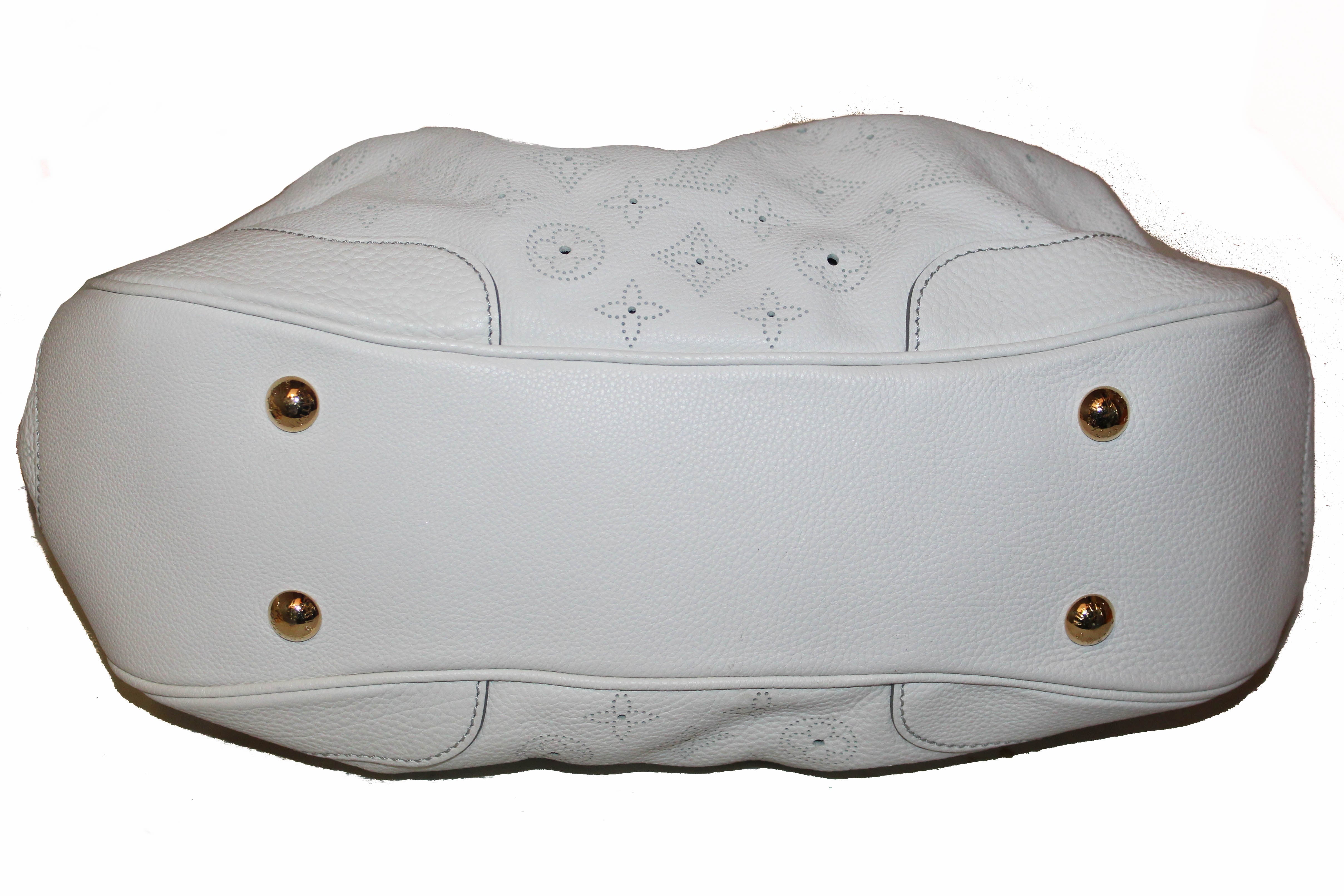 Louis Vuitton White Monogram Mahina Leather Solar PM Bag at 1stDibs