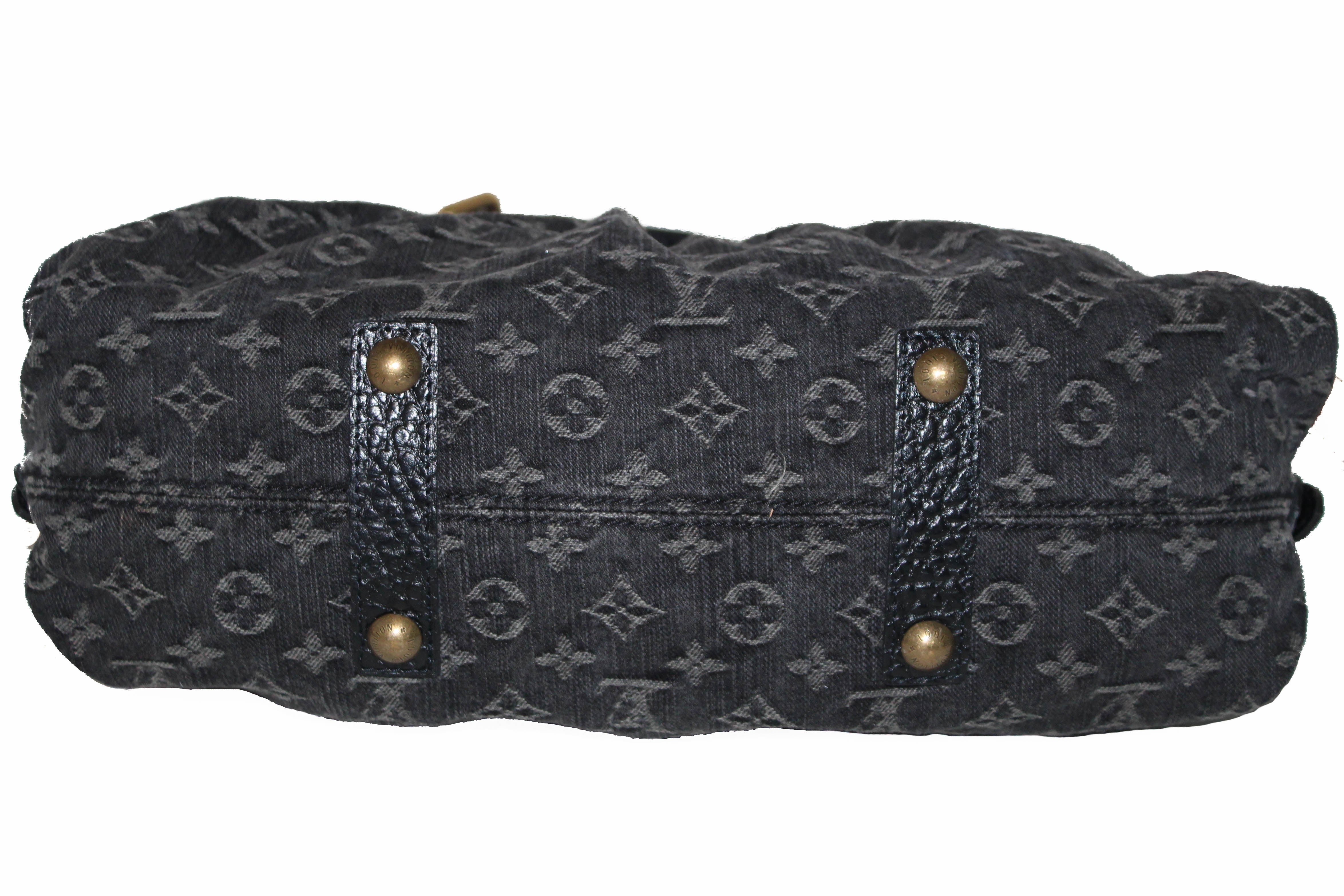 LOUIS VUITTON Vintage NEO Cabby black denim monogram shoulder bag with  crossbody strap. Condition: Excellent R13800.00