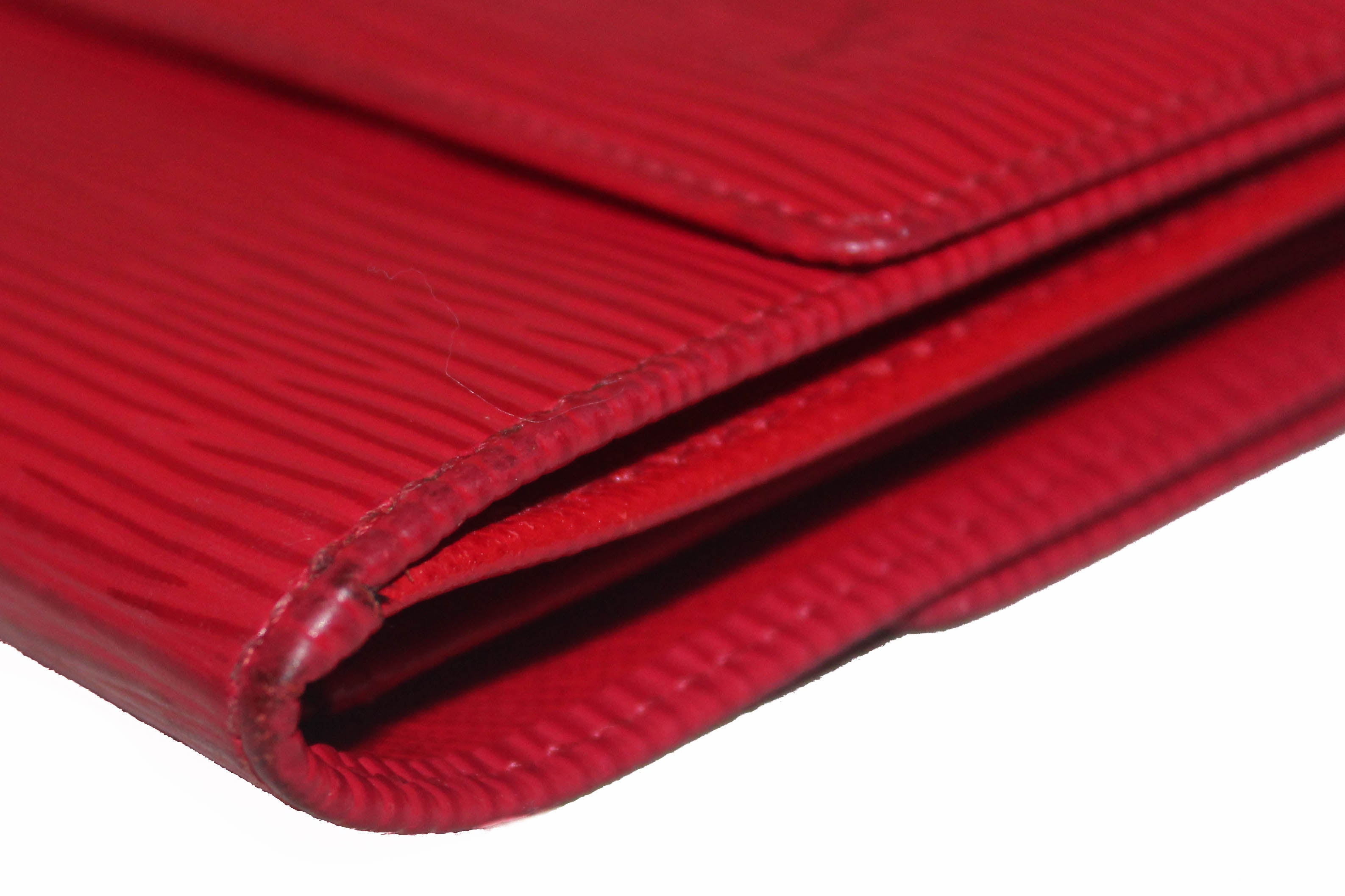 Louis Vuitton Epi Leather Compact Wallet - Red Wallets