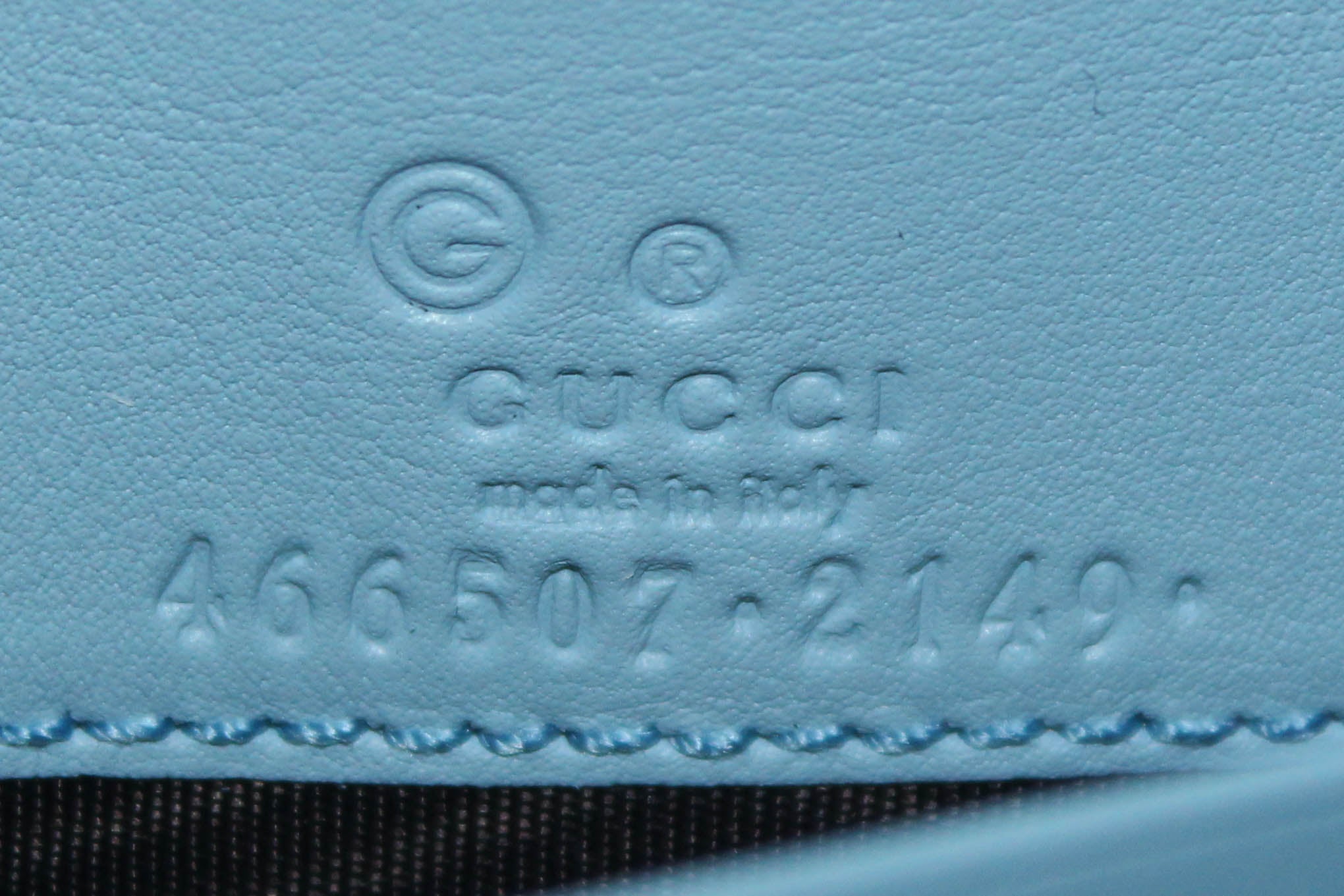 Blue Gucci Guccissima Bifold Wallet – Designer Revival
