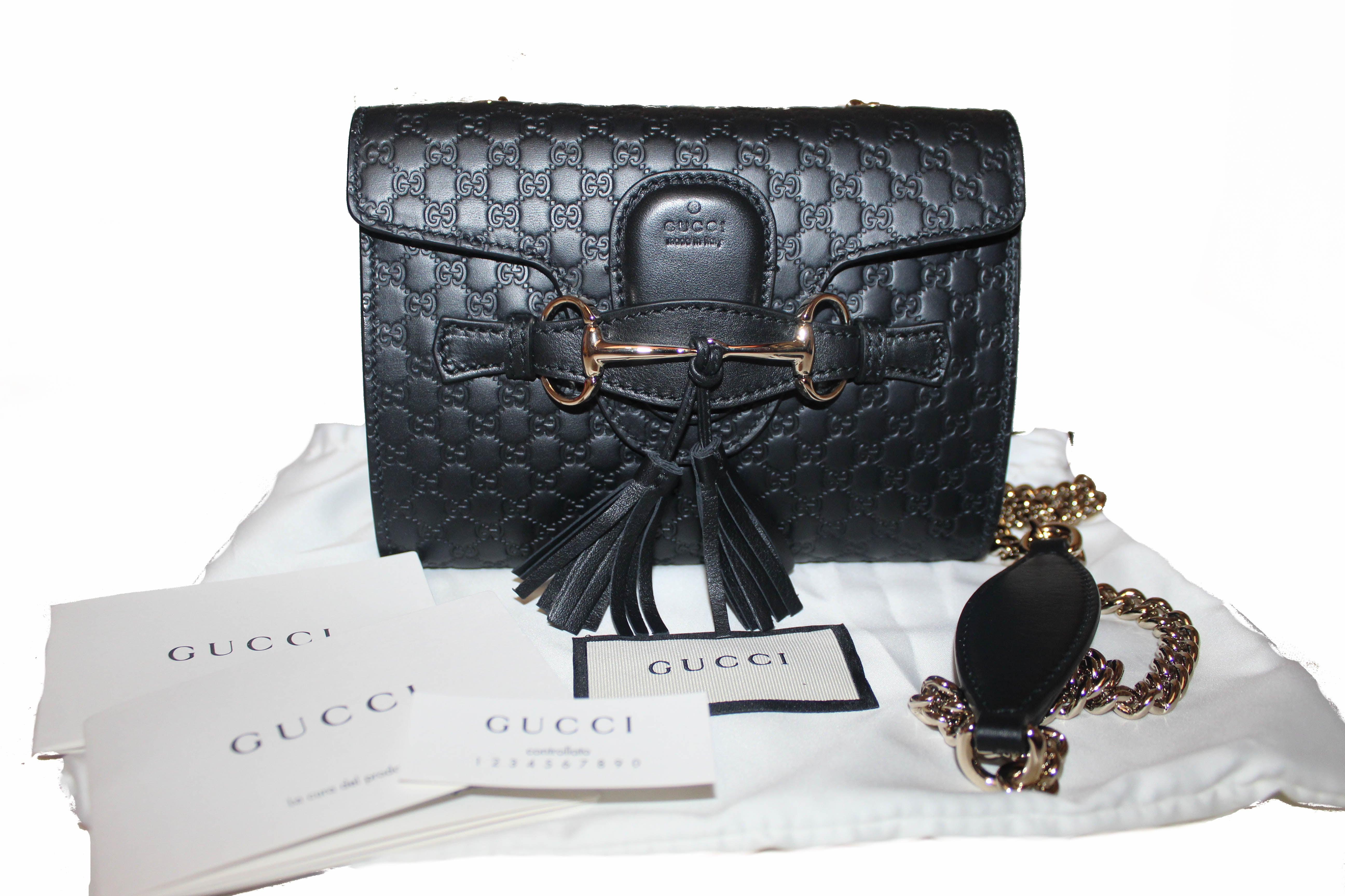 Gucci Microguccissima Small Leather Crossbody Bag