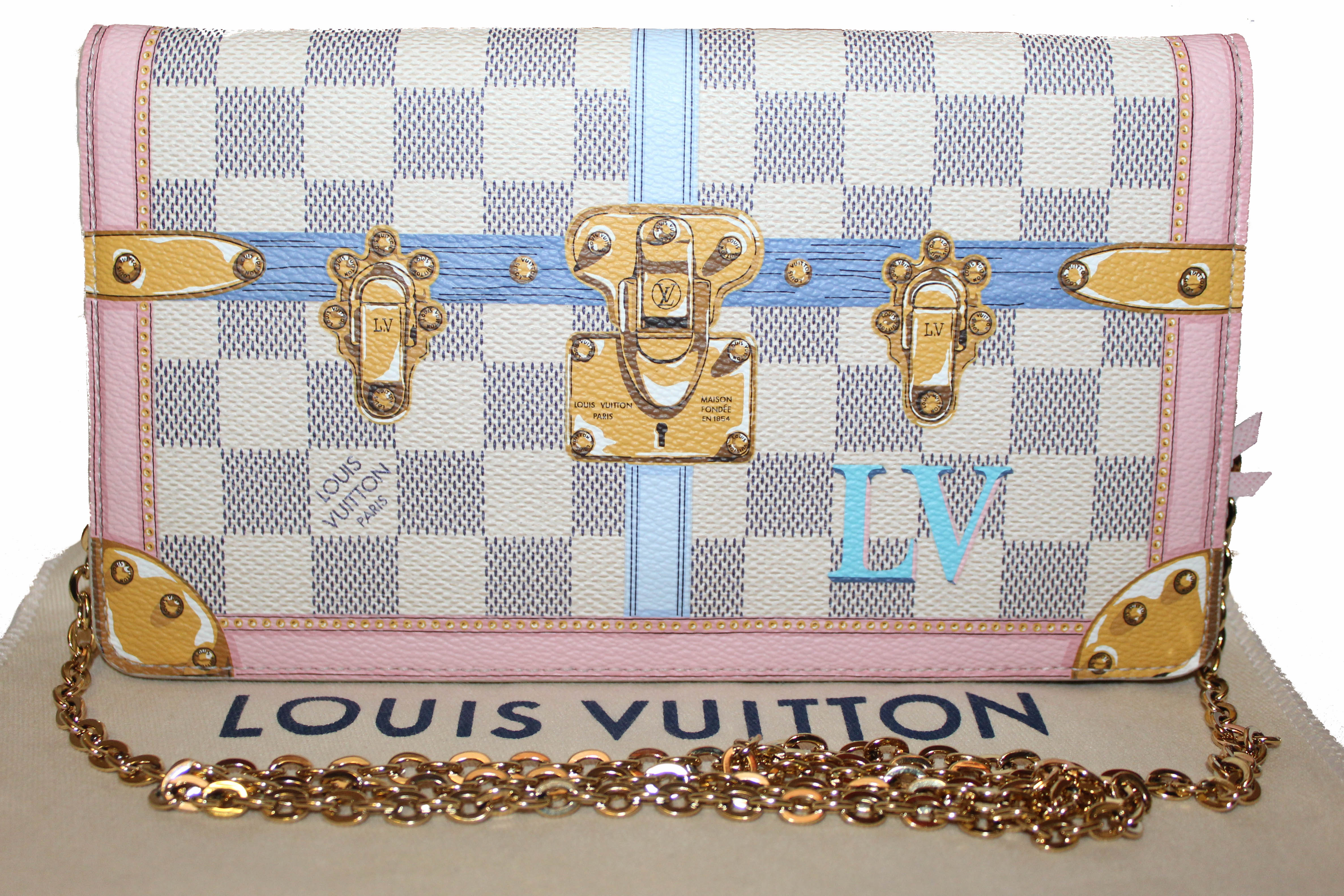 Louis Vuitton Summer Trunks Weekend Pochette chain Shoulder Bag