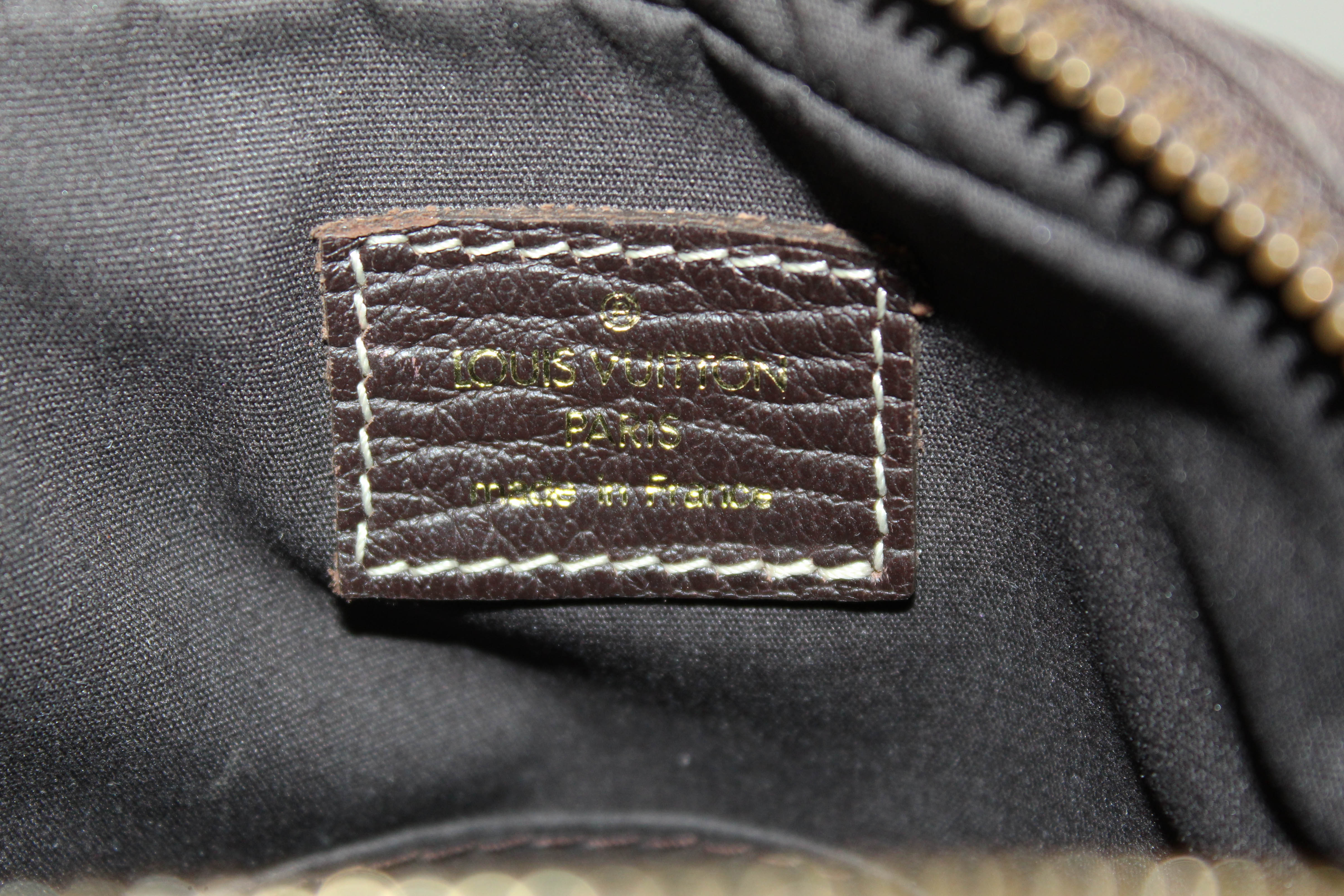 LOUIS VUITTON LV Mini Danube Shoulder Bag Monogram Leather Brown M45268  64SG702