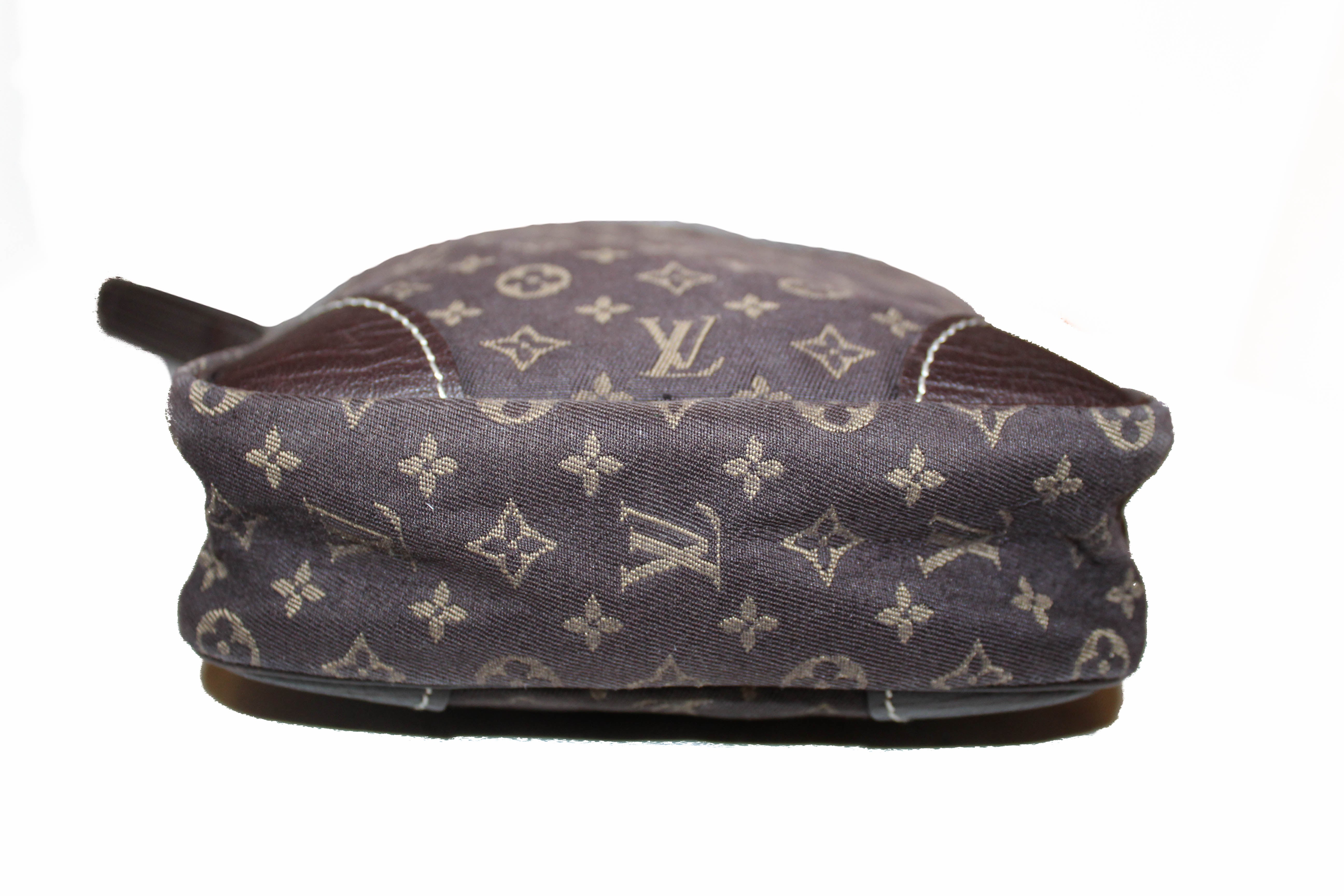 Authentic Louis Vuitton Monogram Mini Lin Brown Danube Small Messenger Bag