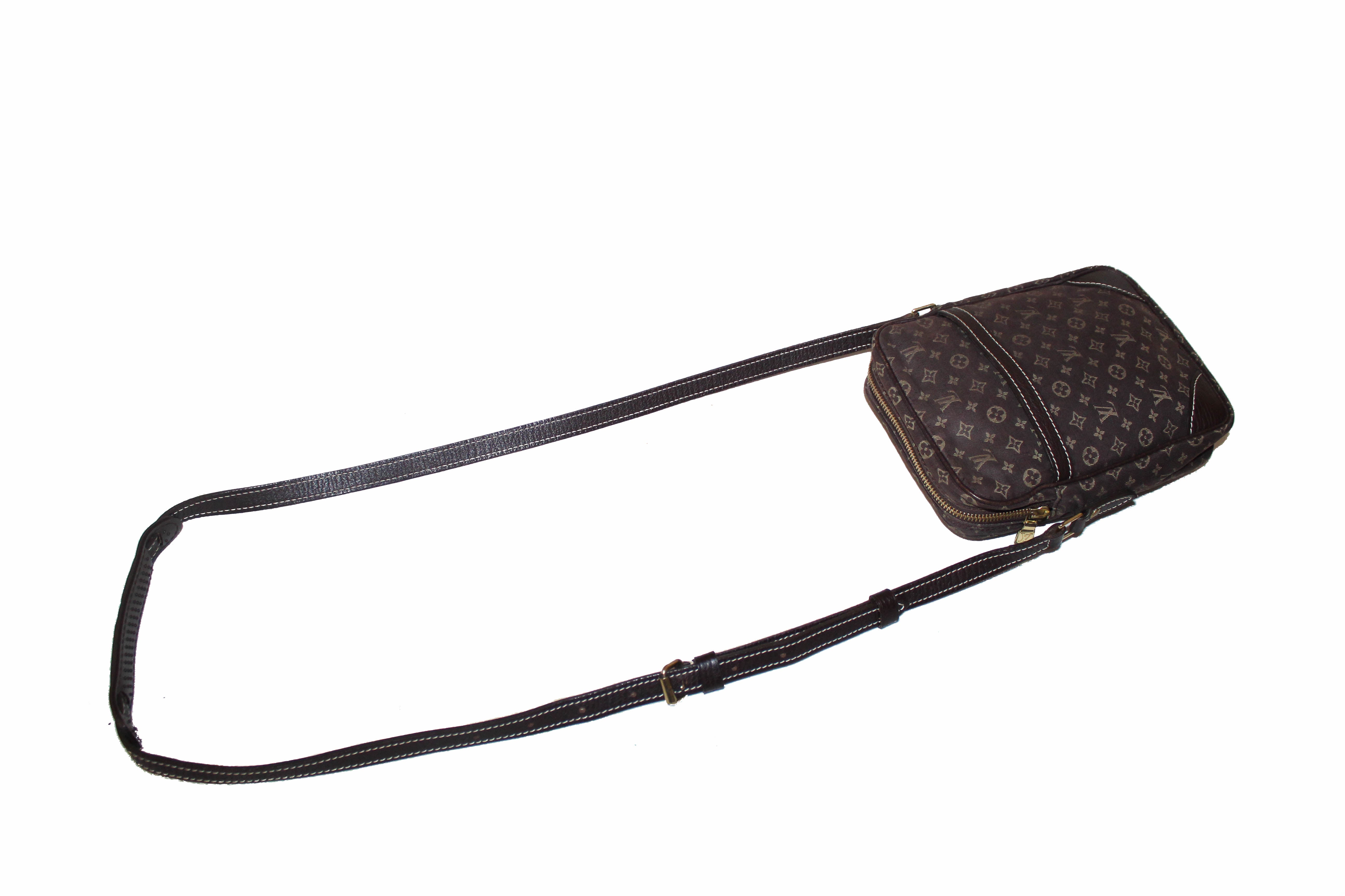 LOUIS VUITTON LV Mini Danube Shoulder Bag Monogram Leather Brown M45268  64SG702