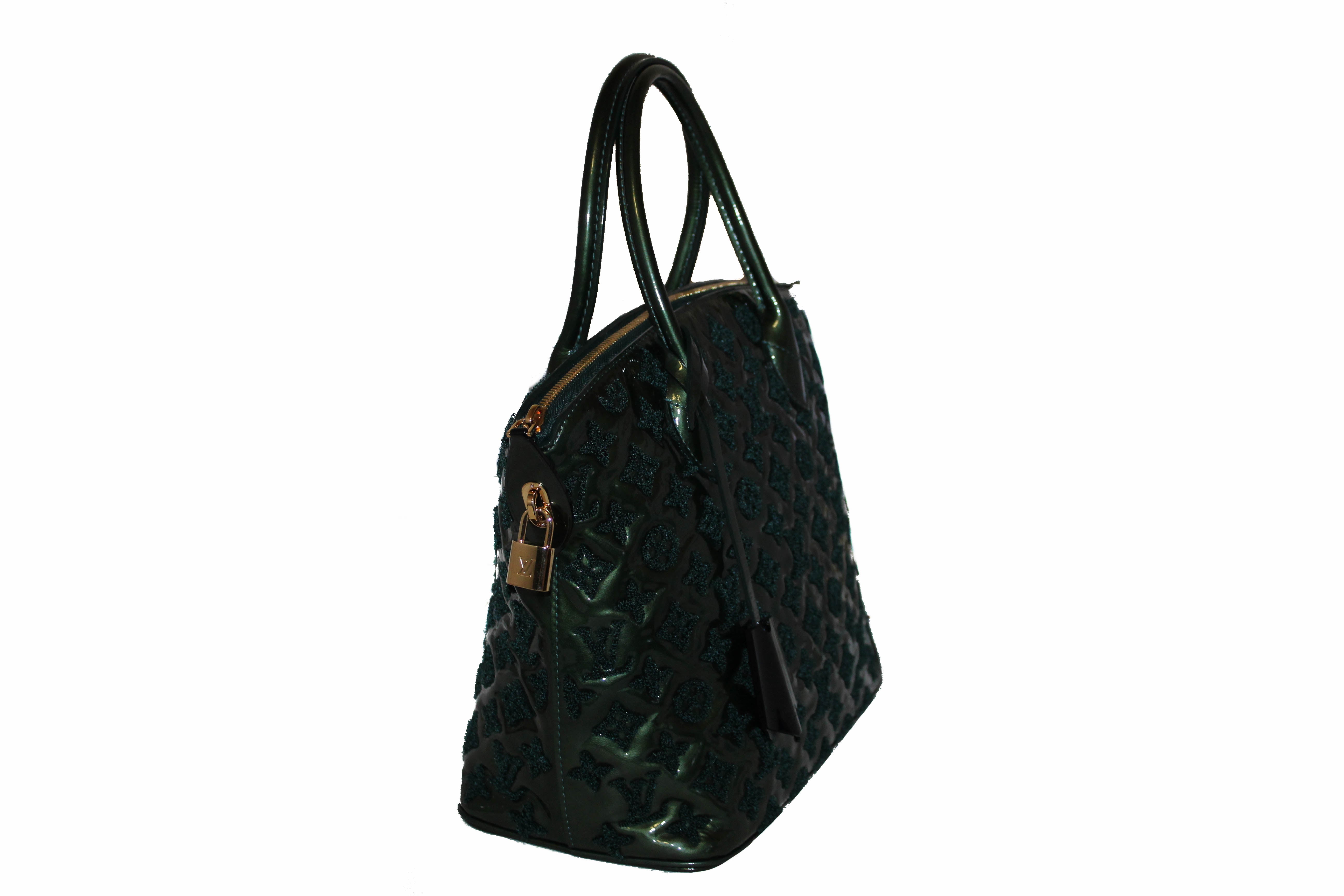 Sold at Auction: Vuitton L/E Green Monogram Fascination Lockit Bag