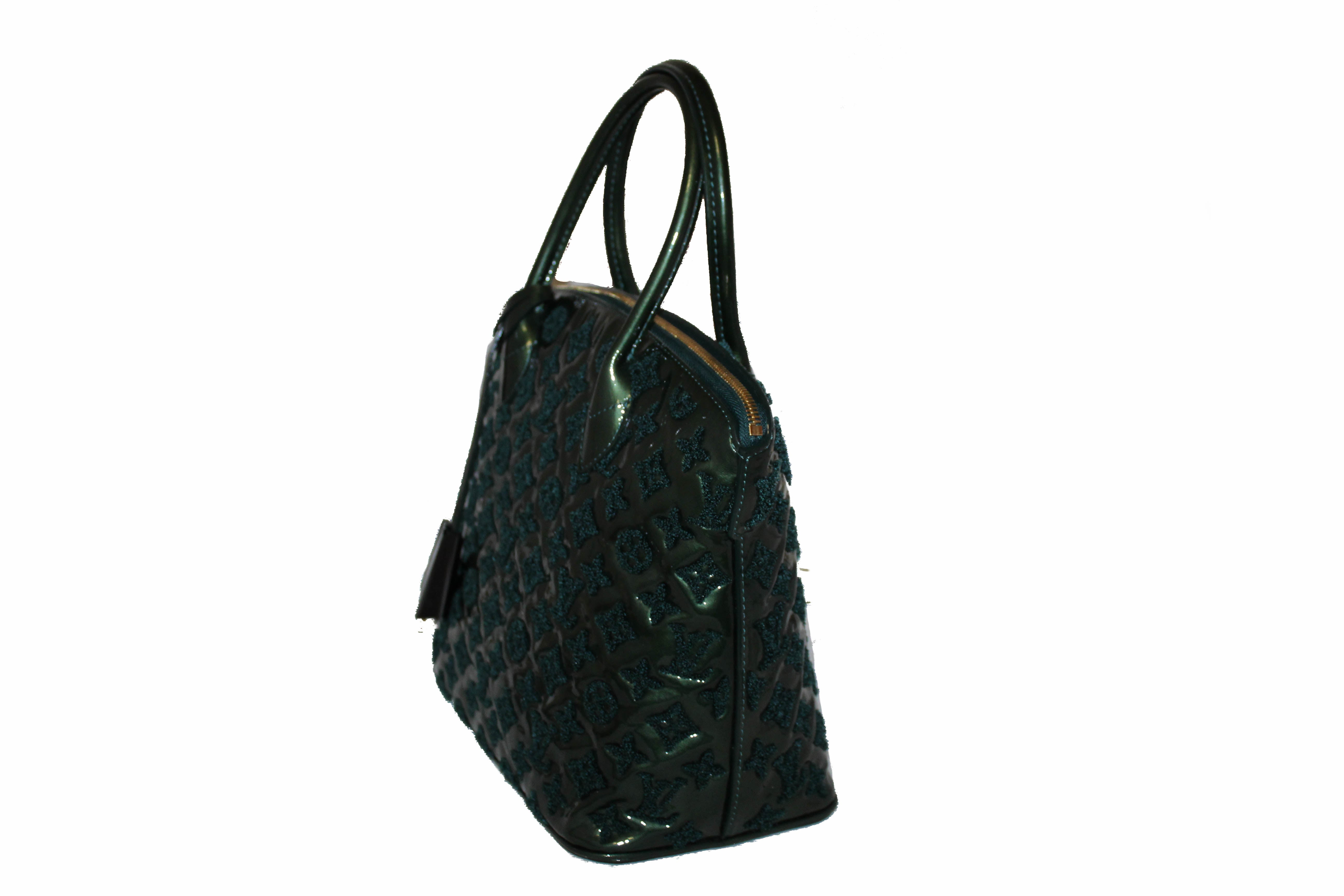 Authentic Louis Vuitton Green Monogram Limited Edition Green Monogram  Fascination Lockit Handbag