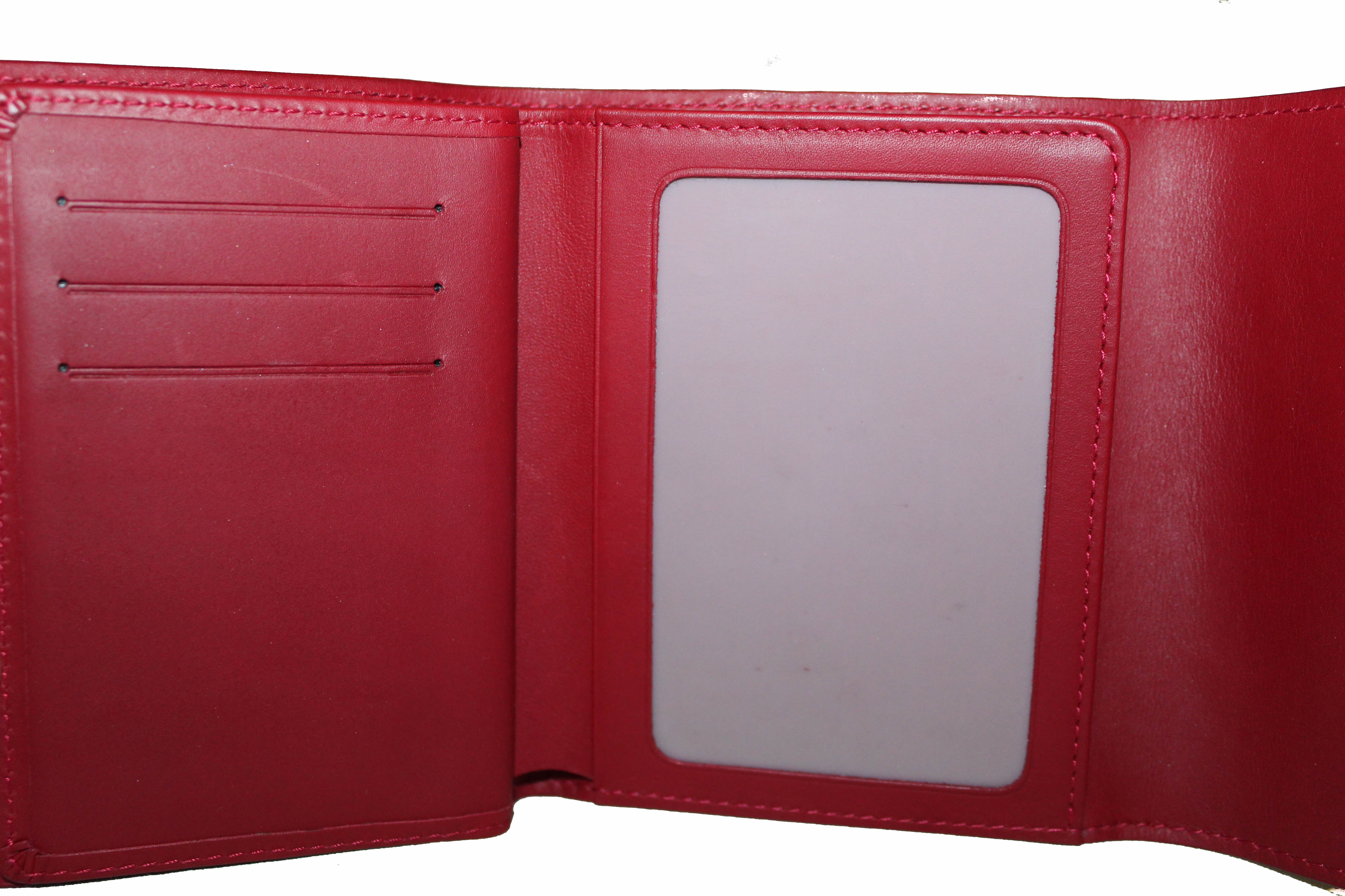 Louis Vuitton Red 2011 Monogram Vernis International Wallet