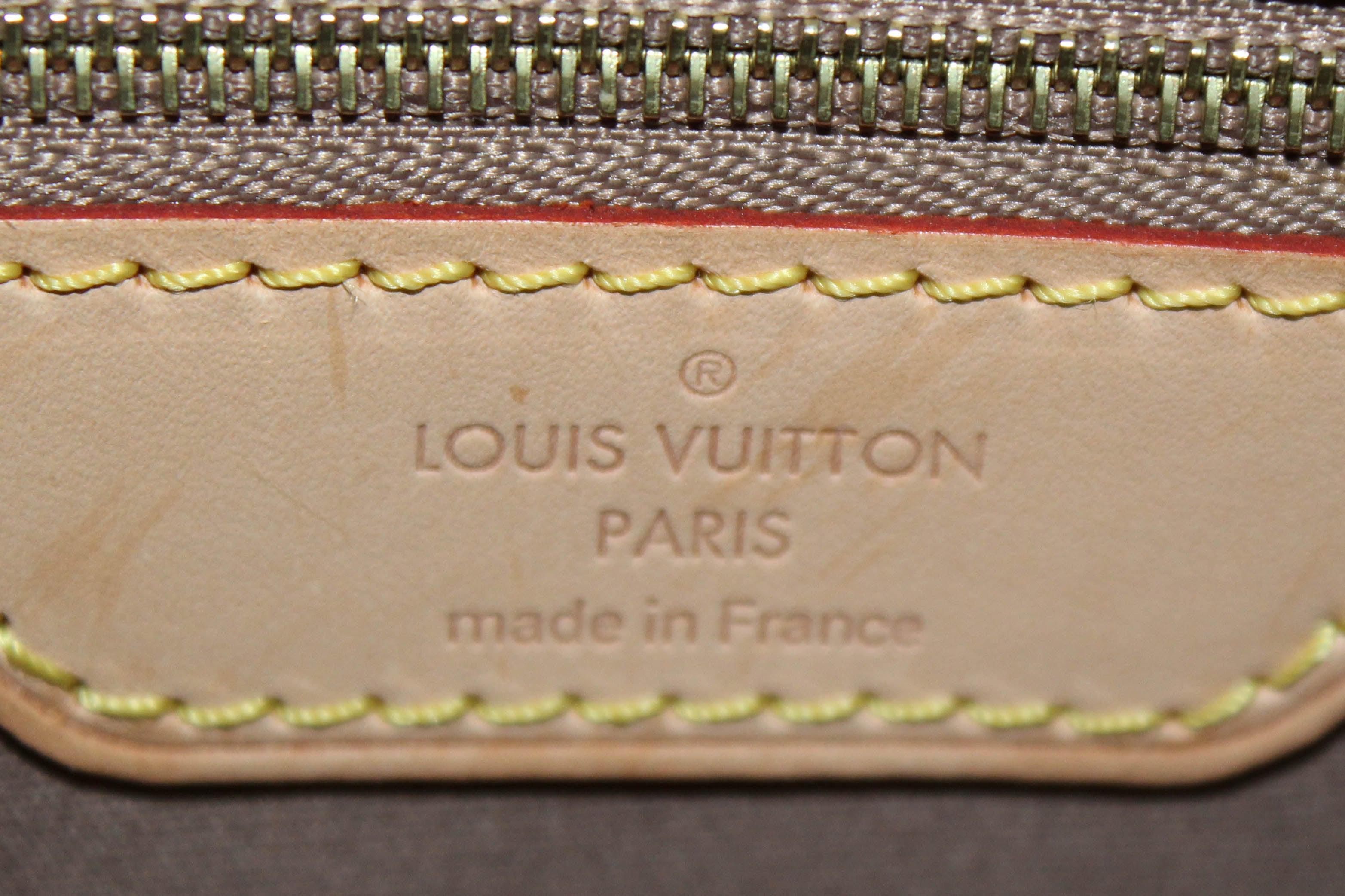 Authentic Louis Vuitton Beige Vernis Leather Brea PM Shoulder Bag