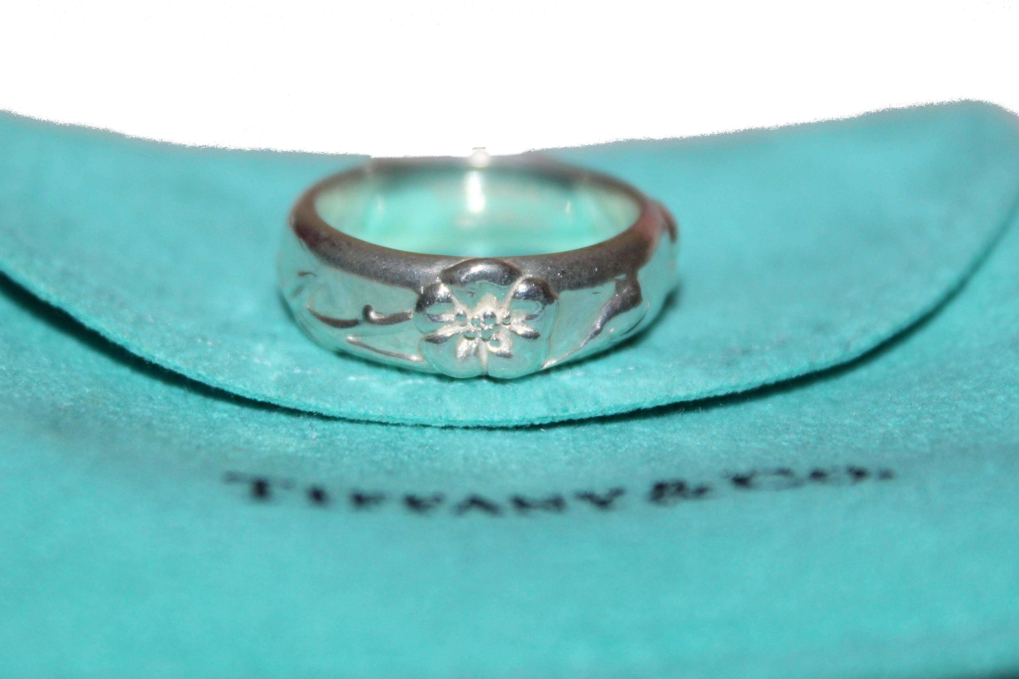 Tiffany nature rose ring Clearance