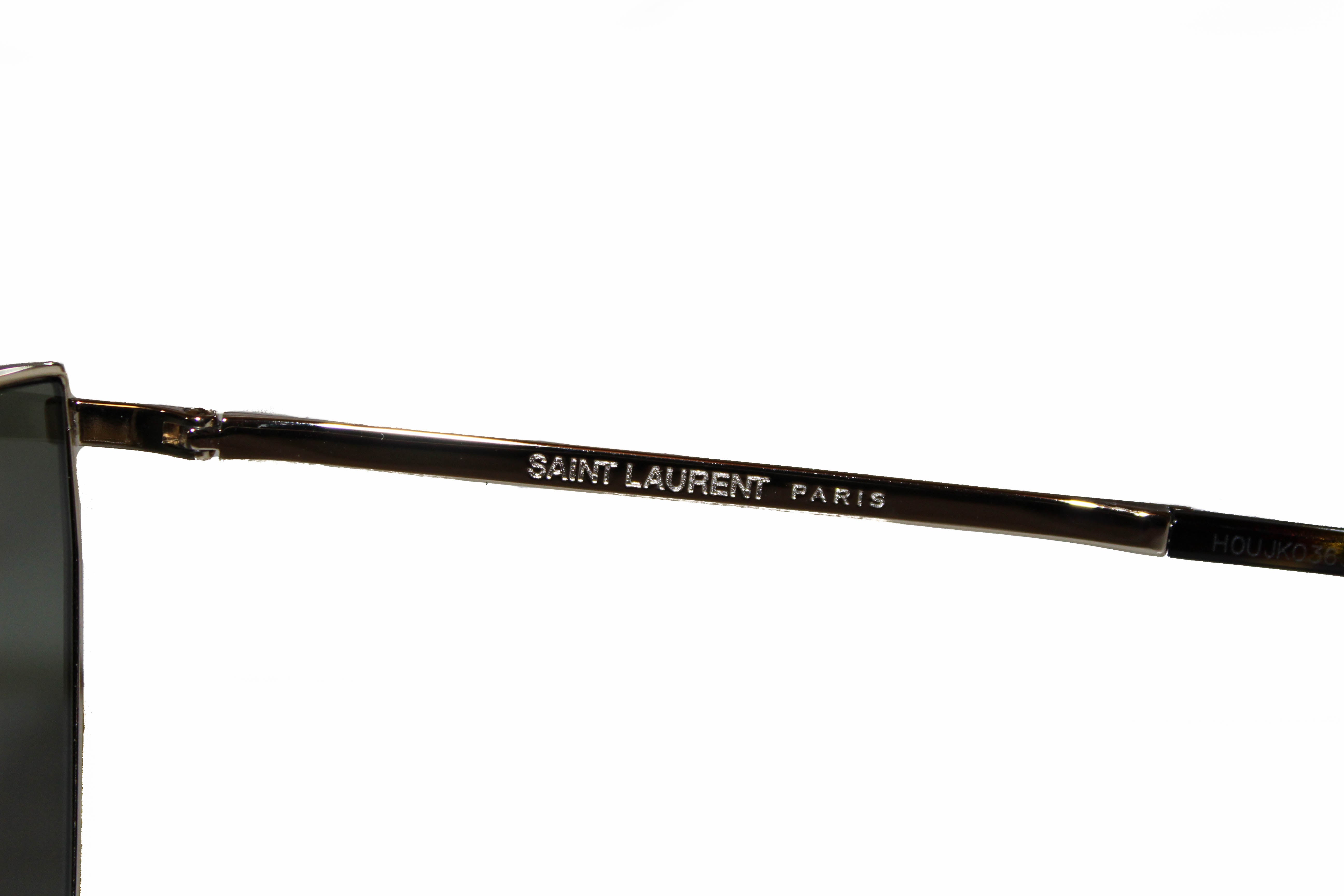 Authentic New Yves Saint Laurent SL1 MASK-004 Women's Rectangle Sunglasses