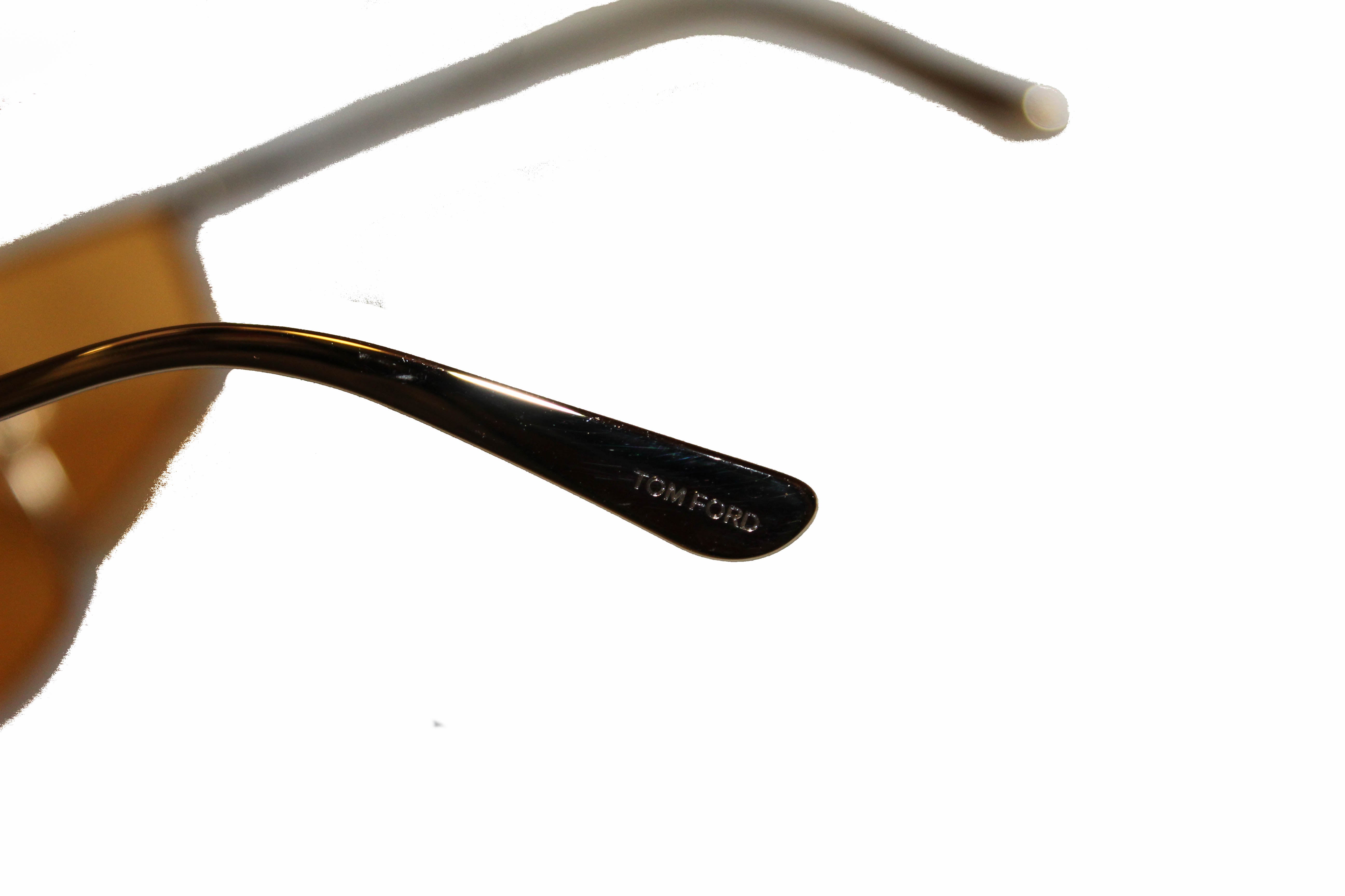Authentic New Tom Ford TF708 33E Spector Shield Sunglasses