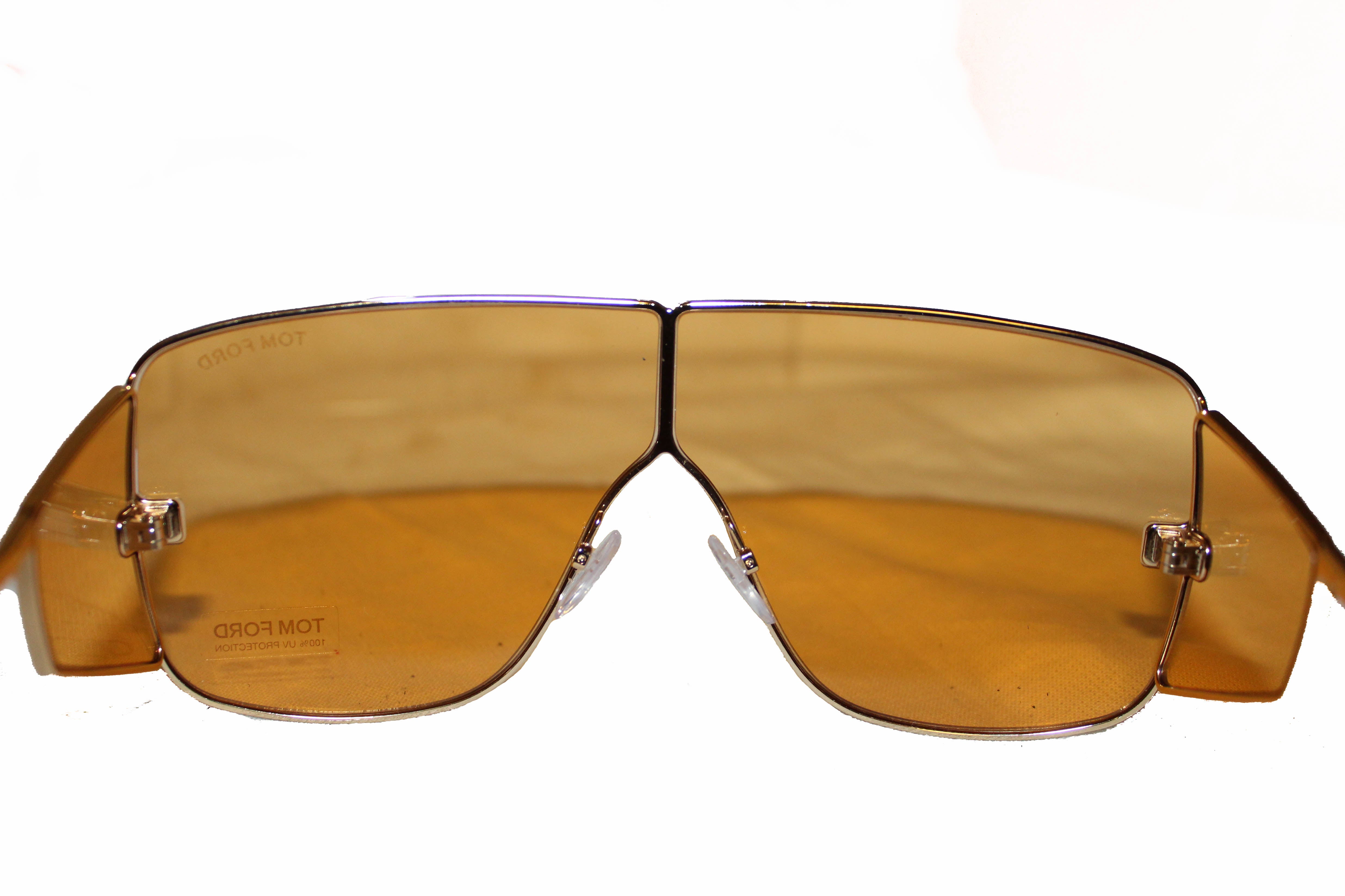 Authentic New Tom Ford TF708 33E Spector Shield Sunglasses