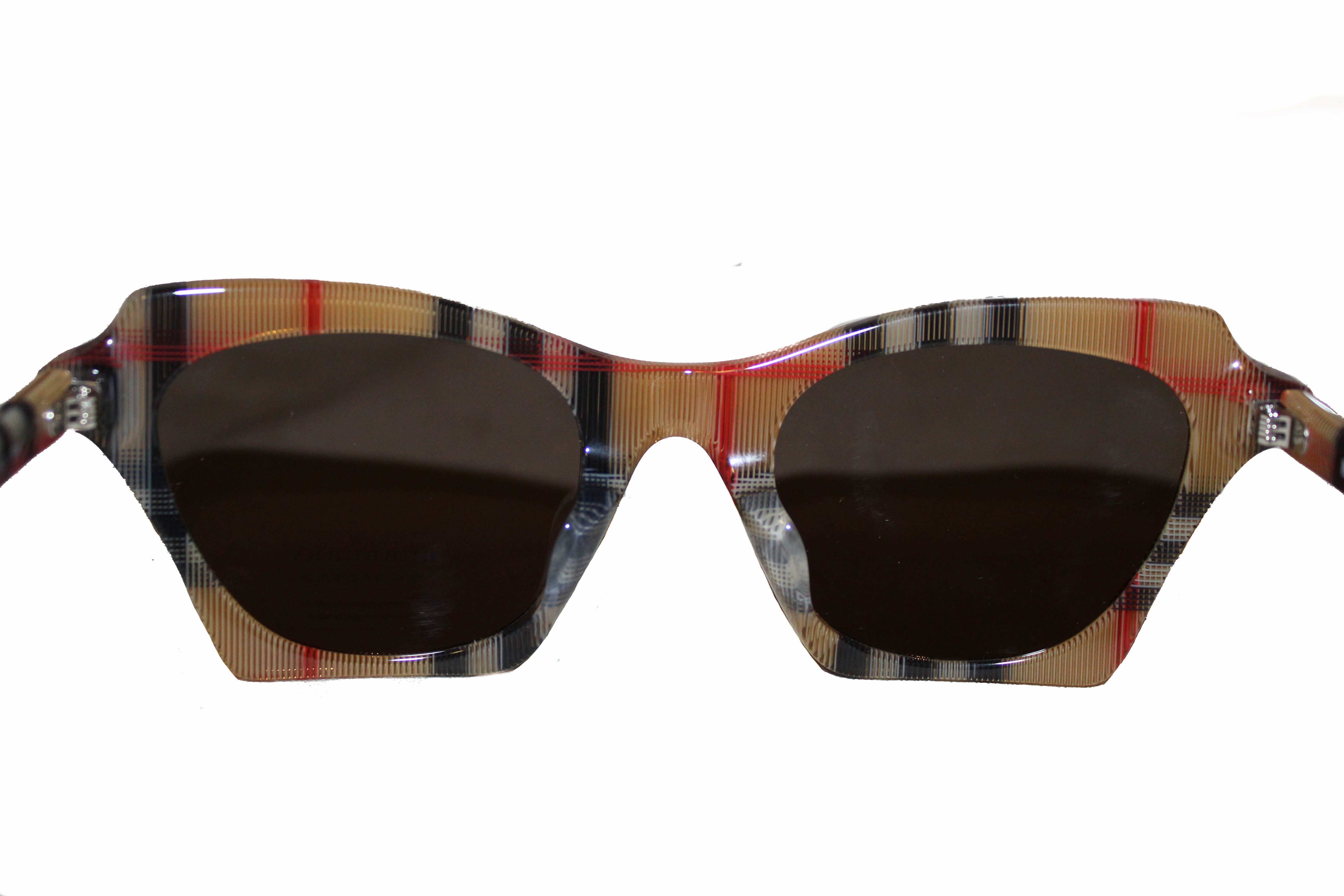 Authentic New Burberry Sunglasses B4283-F 3778/3 Vintage Check Sunglasses