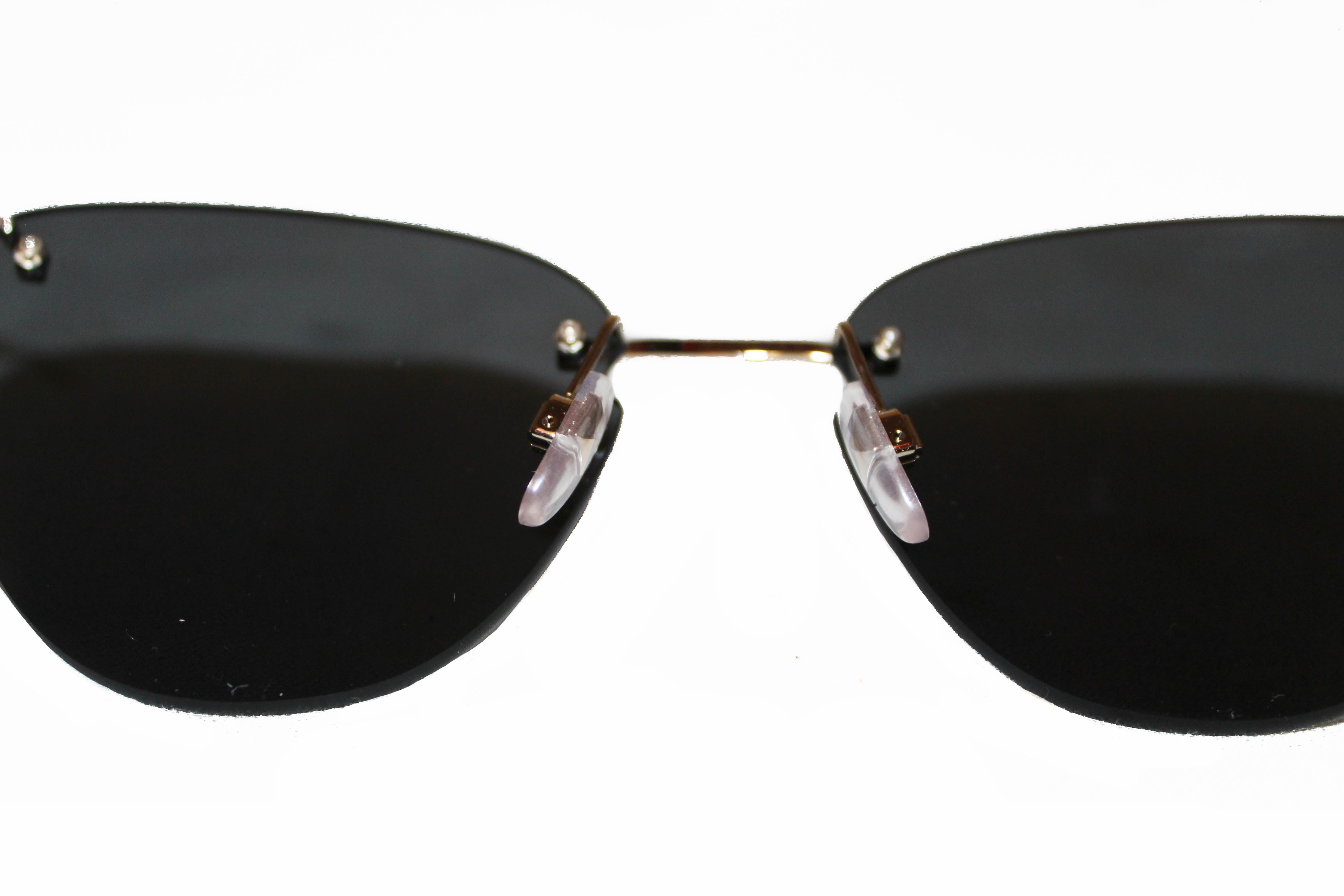 Authentic New Valentino VA2022 Frameless Cat-Eye Sunglasses