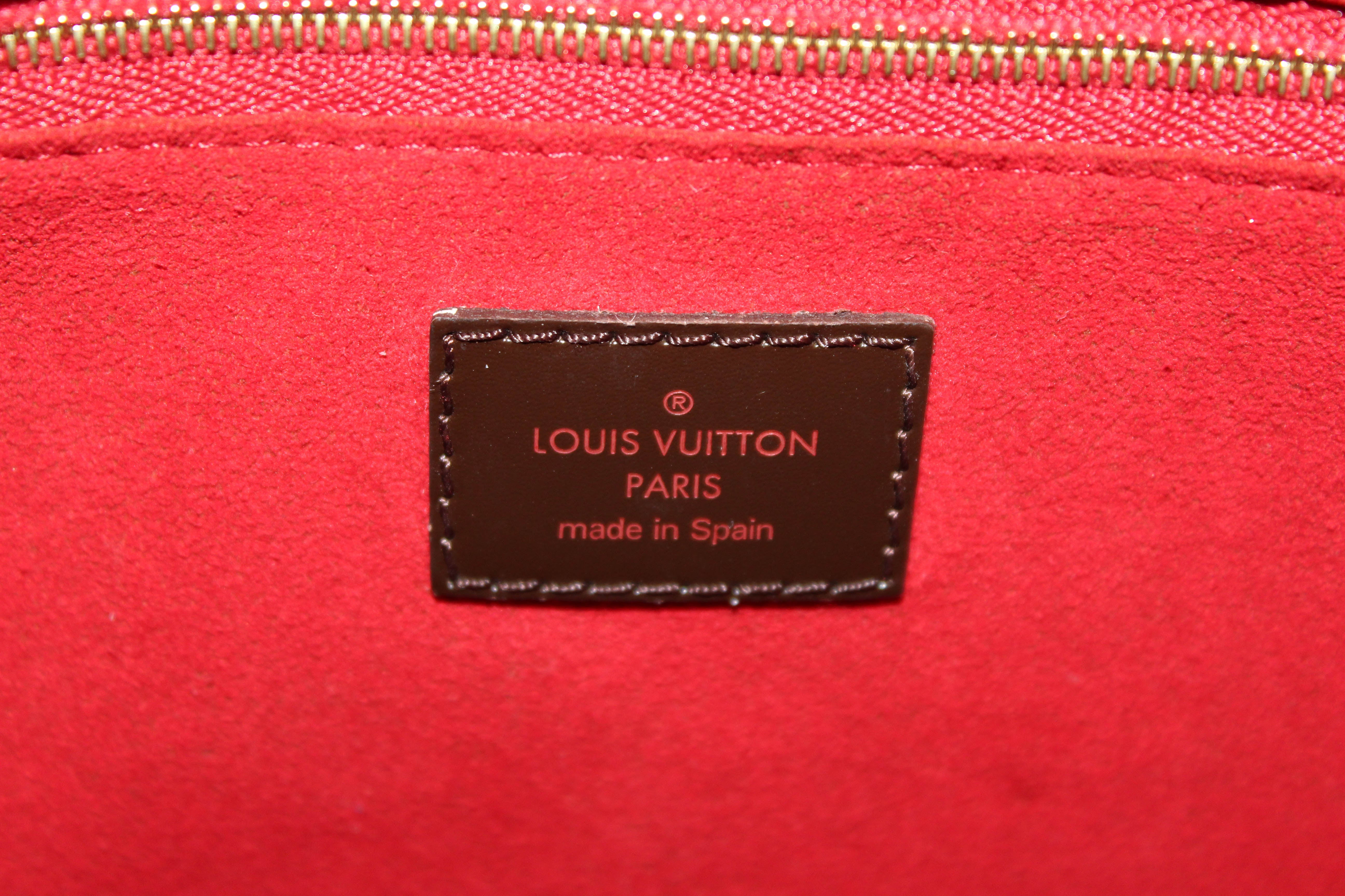 Authentic Louis Vuitton Damier Ebene Reggia Shoulder Bag