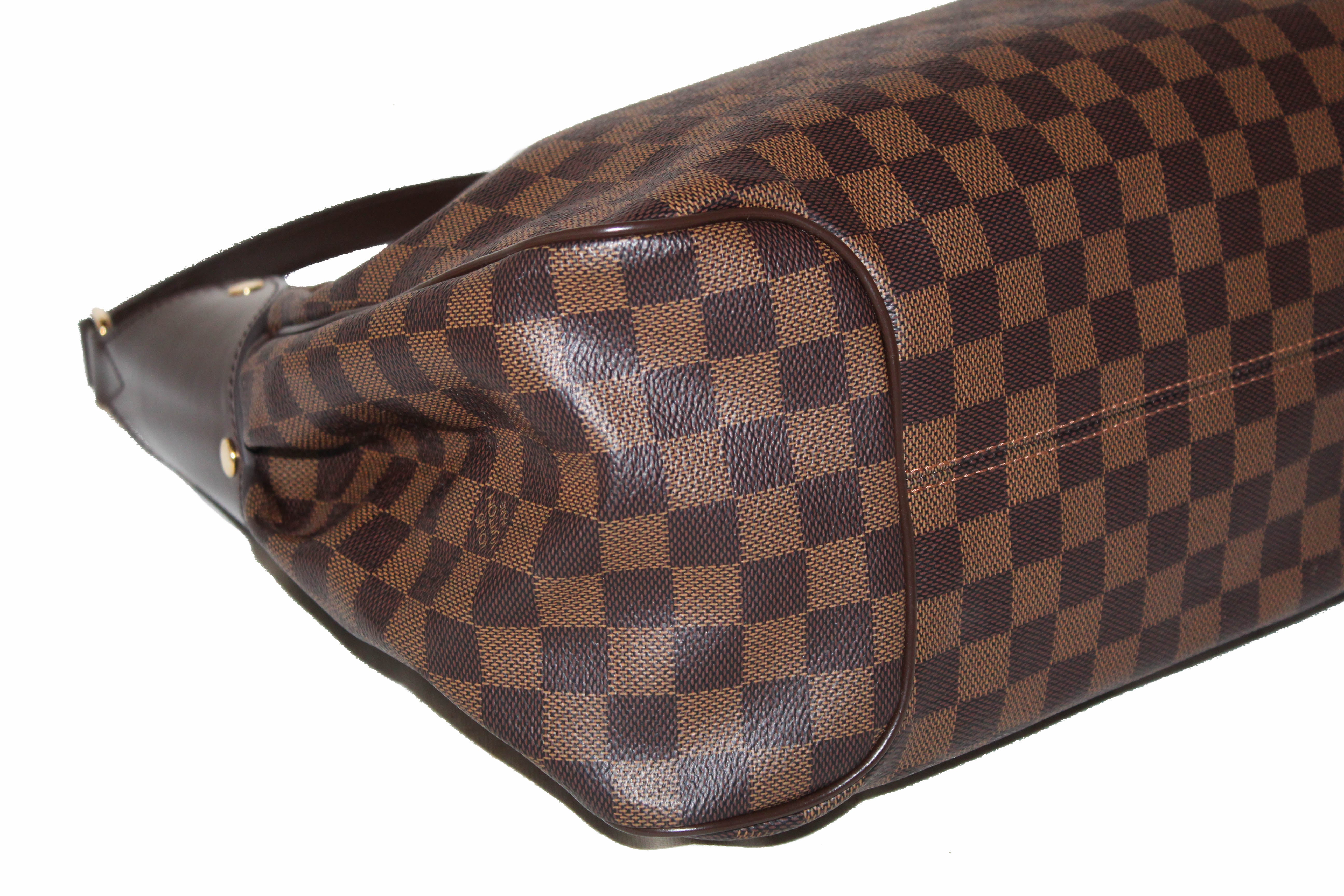 Louis Vuitton Damier Regia Shoulder Bag N63542 Ebene Brown PVC