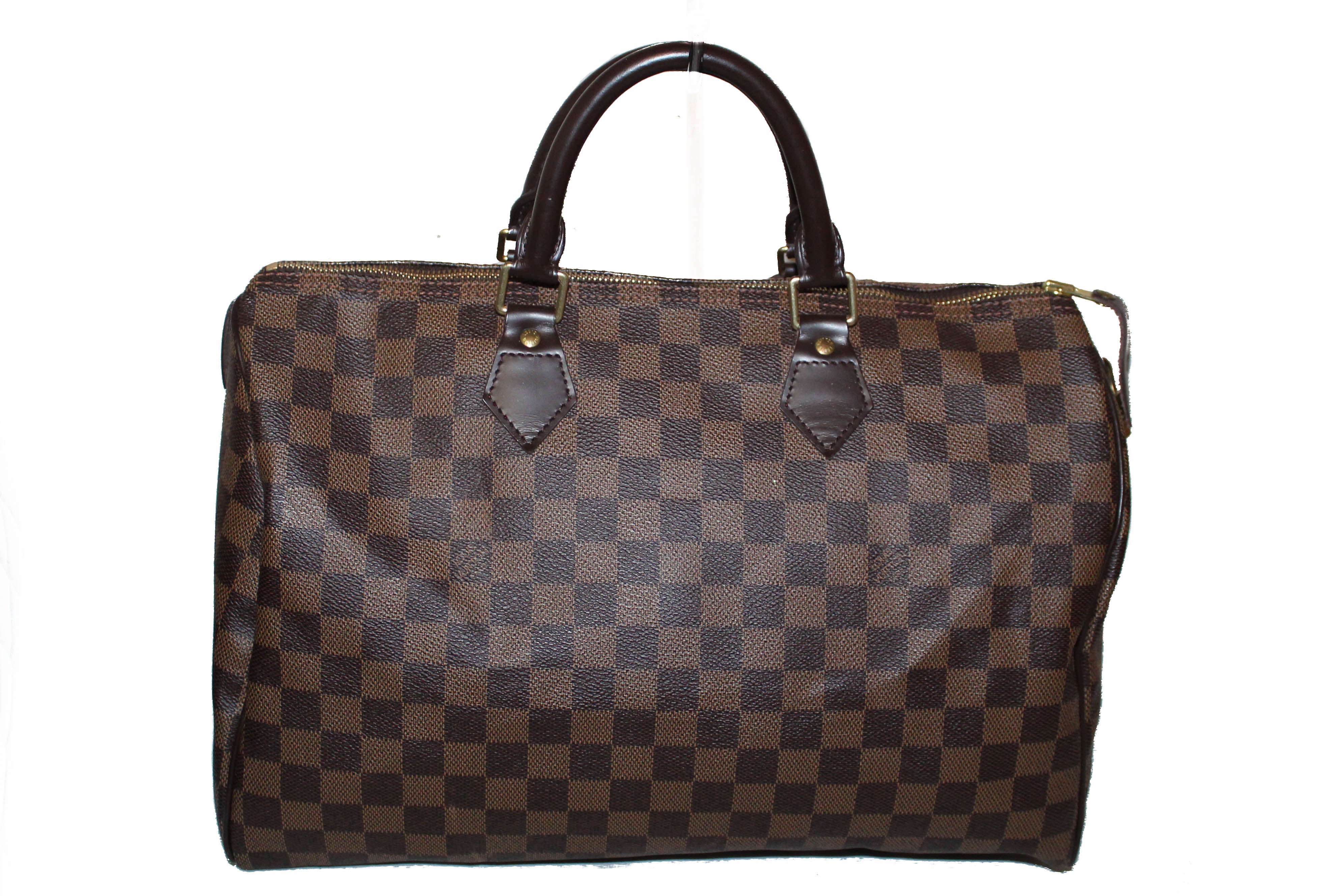 Authentic Louis Vuitton Damier Ebene Speedy 35 Handbag – Paris