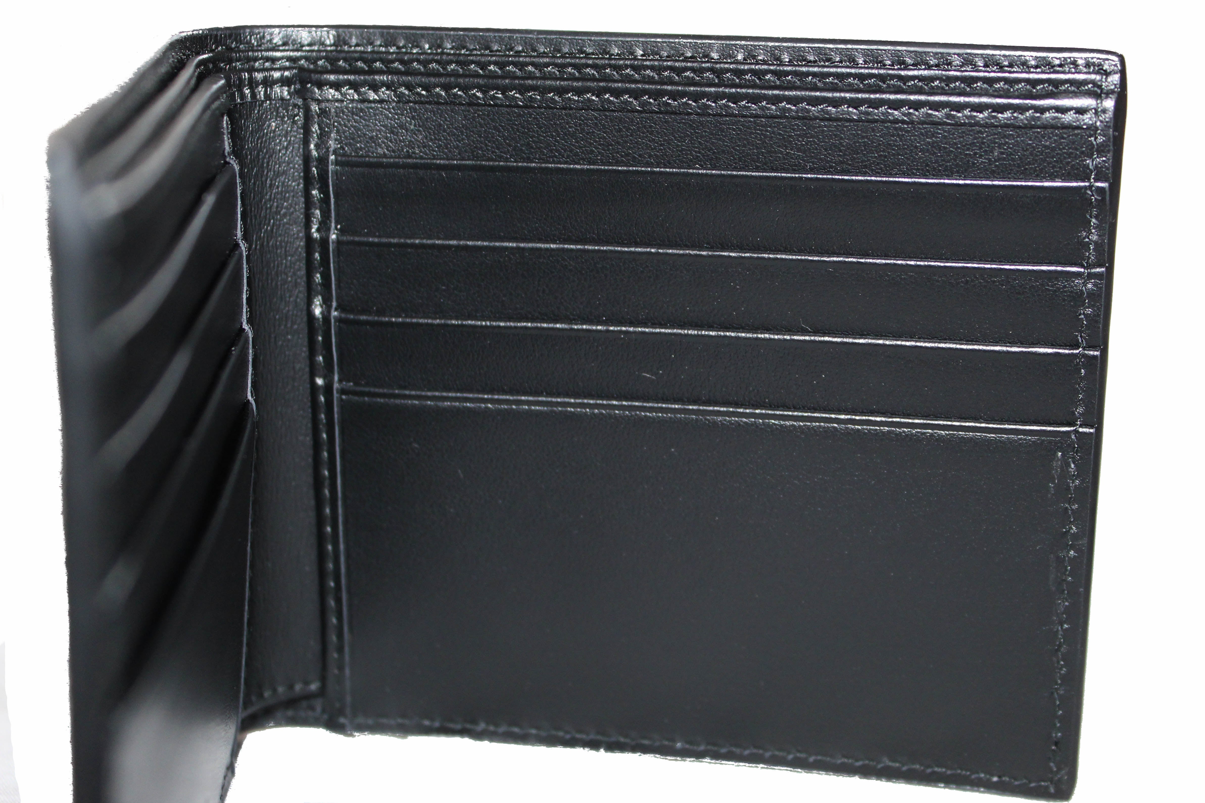 Authentic NEW Prada Black Saffiano Leather Men Wallet