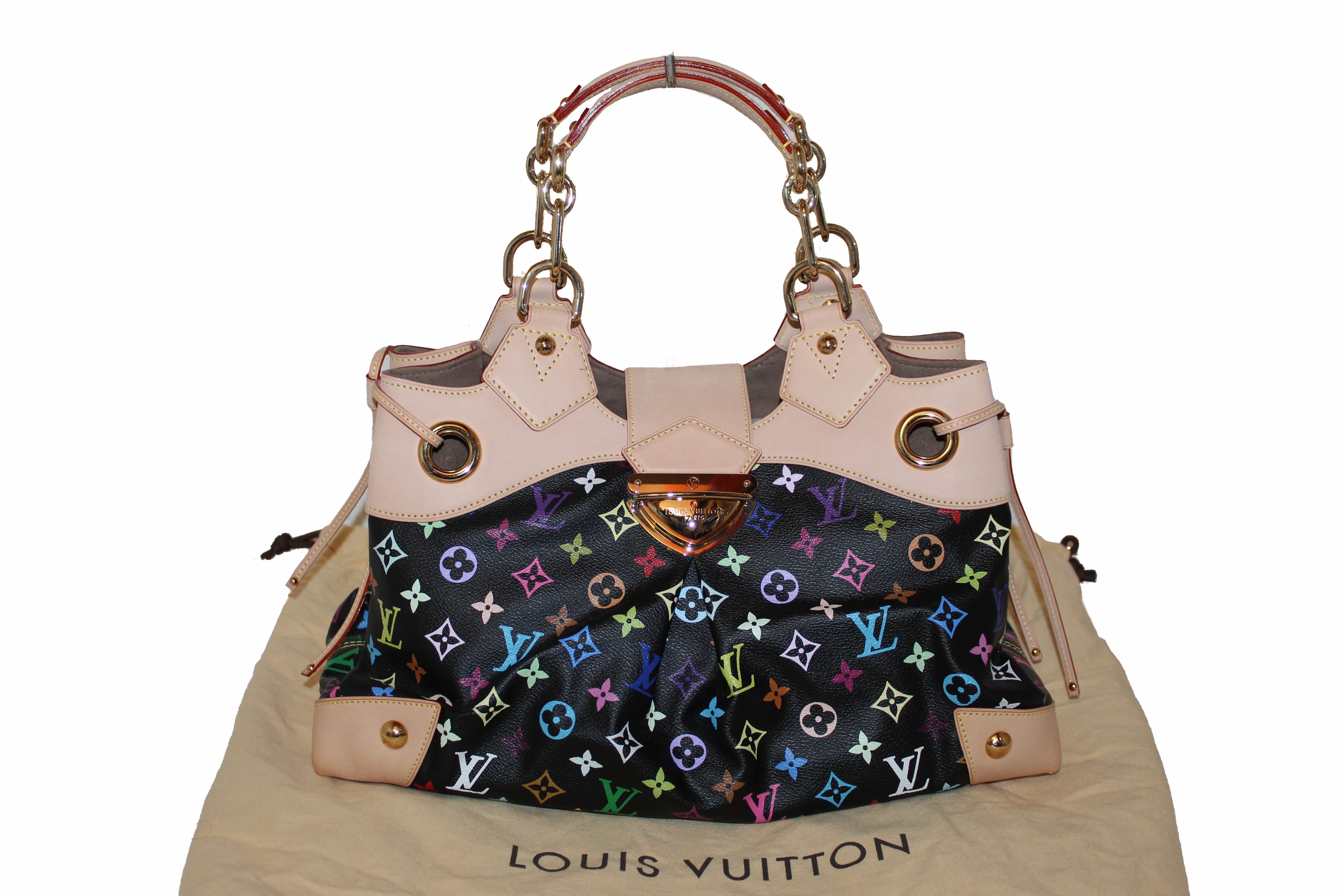 Louis Vuitton White Multicolor Monogram Canvas Ursula Bag