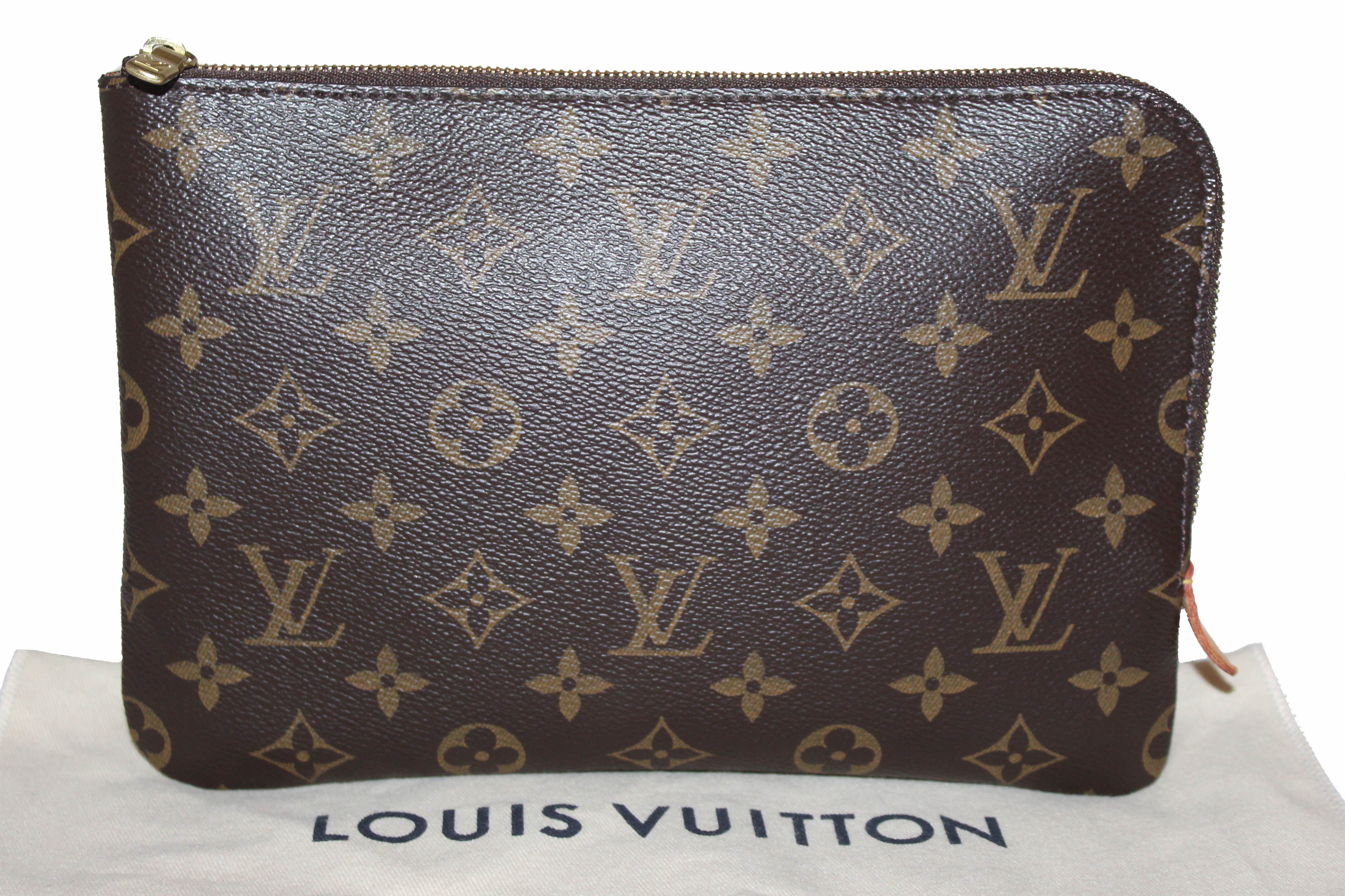 Authentic Louis Vuitton Classic Monogram Etui Voyage PM Pouch