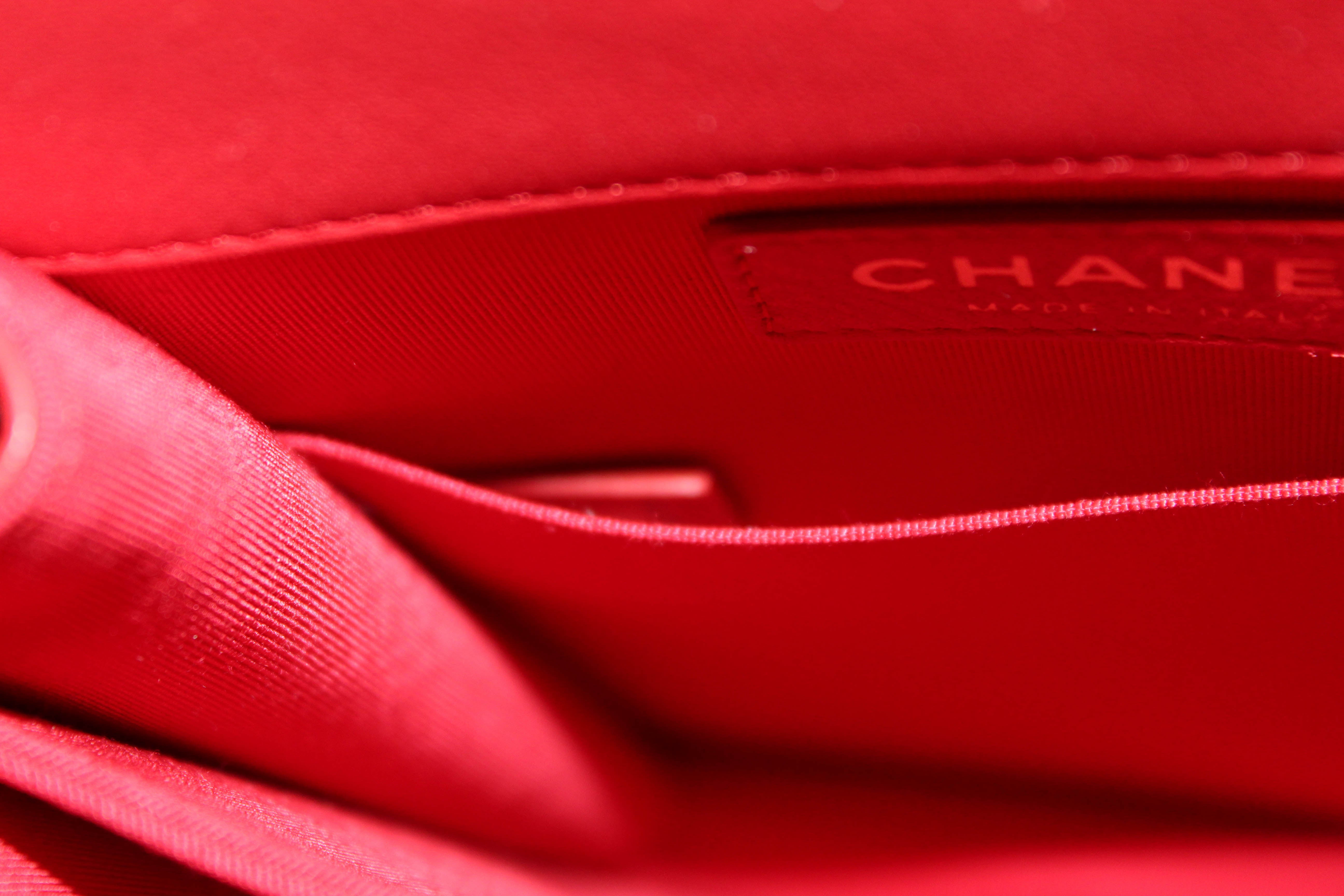 Chanel North South Boy Calfskin Leather Shoulder Bag