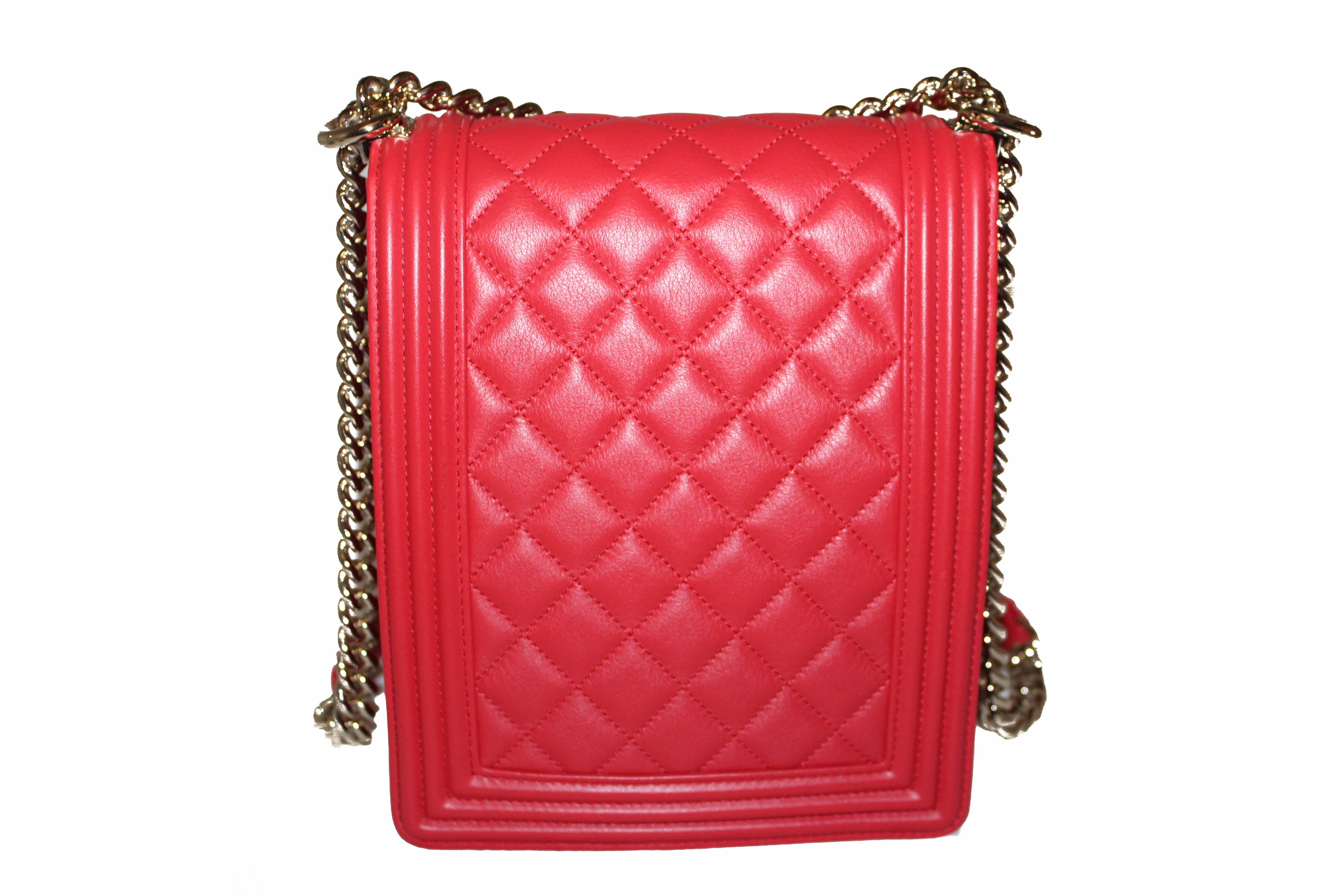 CHANEL Paris Shanghai Collection 2010 Shoulder Bag Dark Red Calfskin  Leather