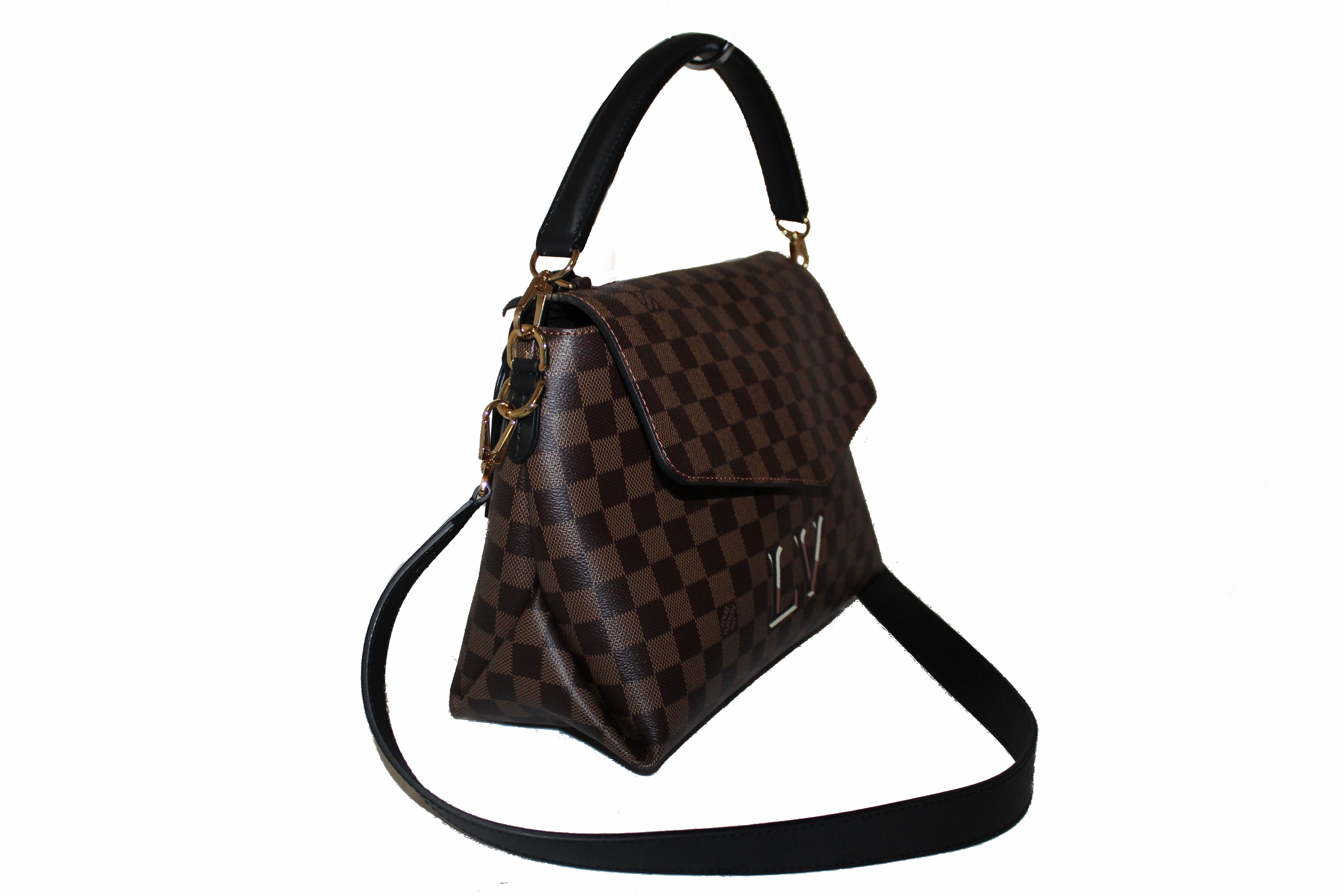 Authentic Louis Vuitton Damier Ebene Beaubourg MM Handbag/Shoulder Bag