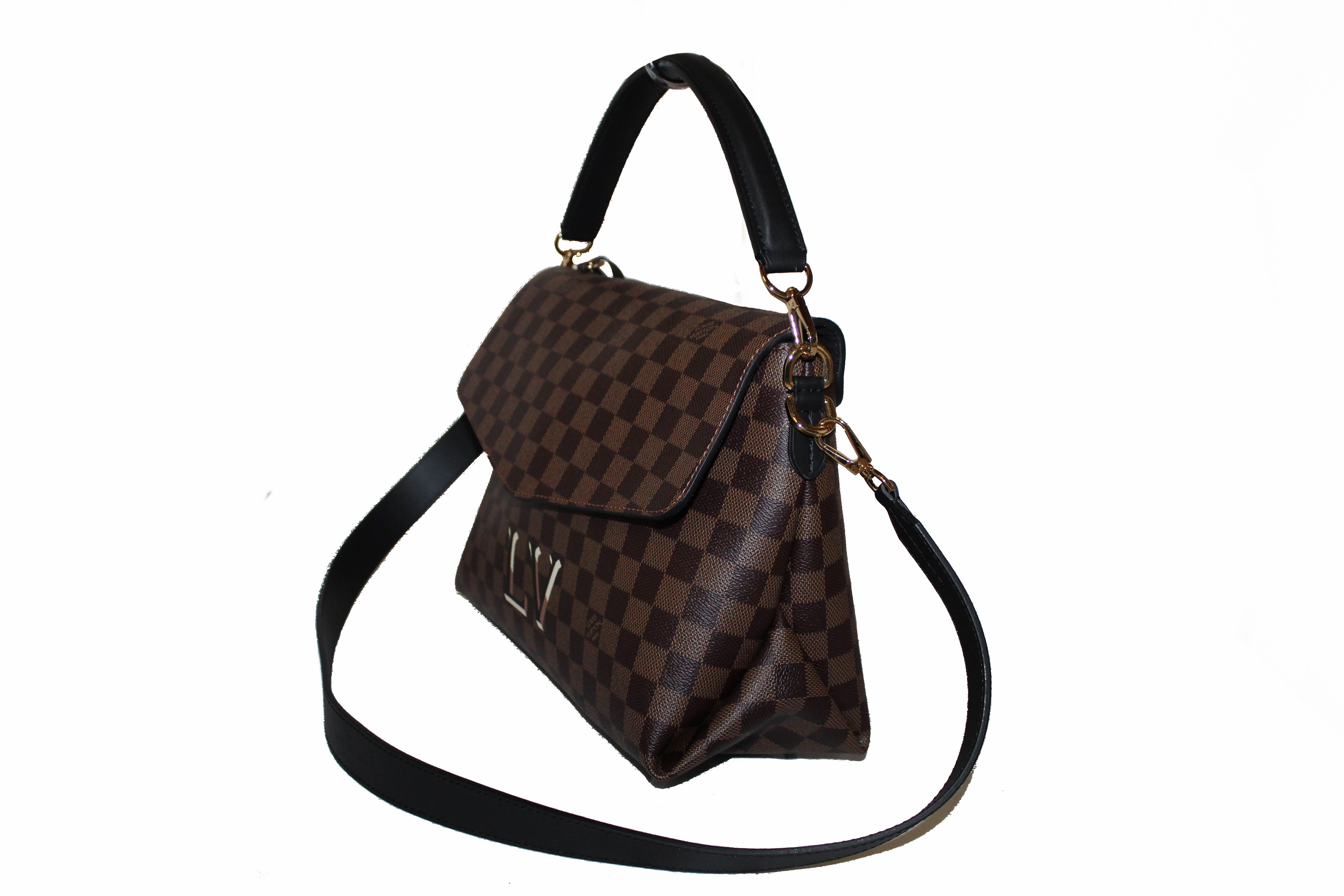 Authentic Louis Vuitton Damier Ebene Beaubourg MM Handbag/Shoulder