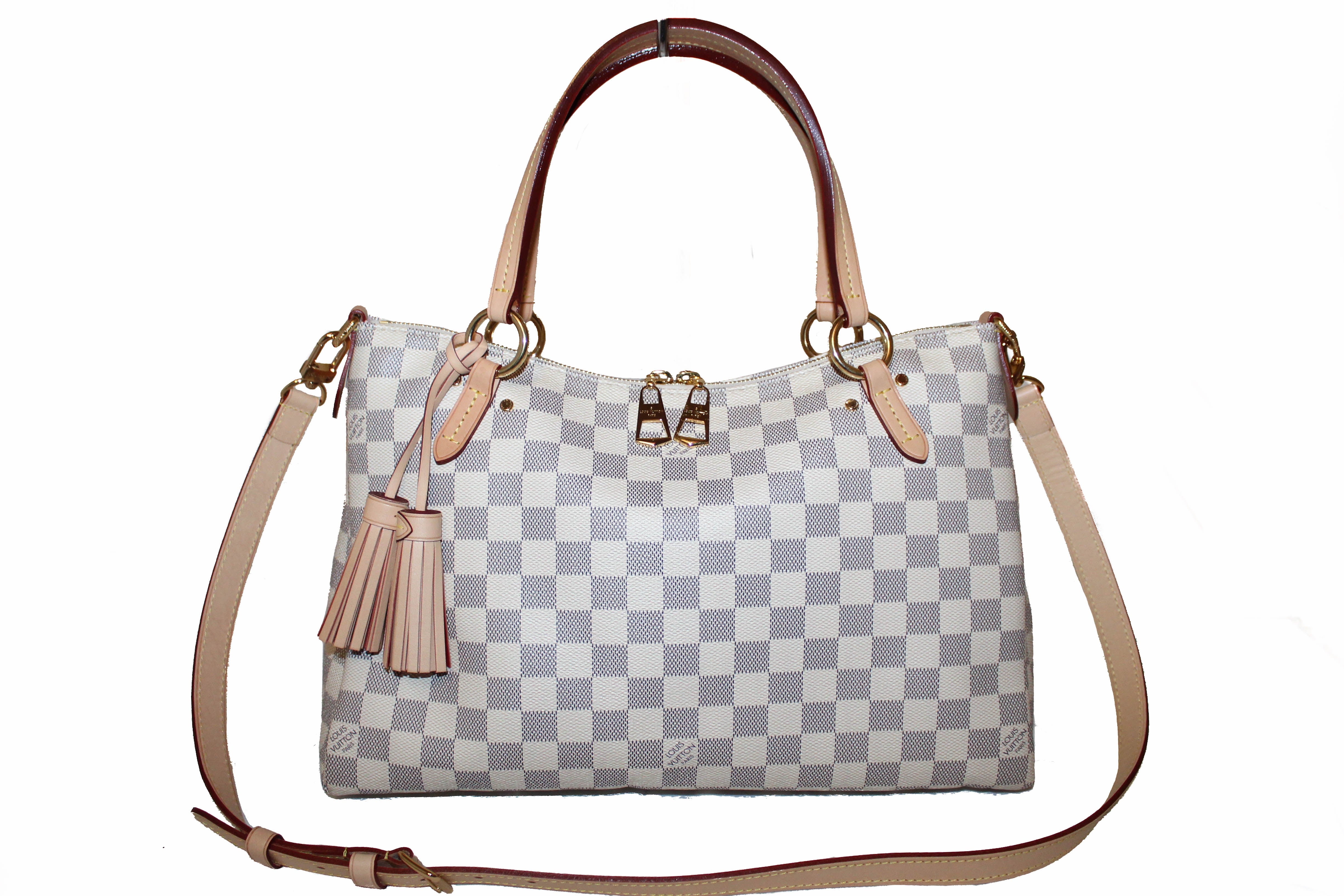 Authentic Louis Vuitton Damier Azur Lymington Tote/Crossbody Bag – Paris  Station Shop