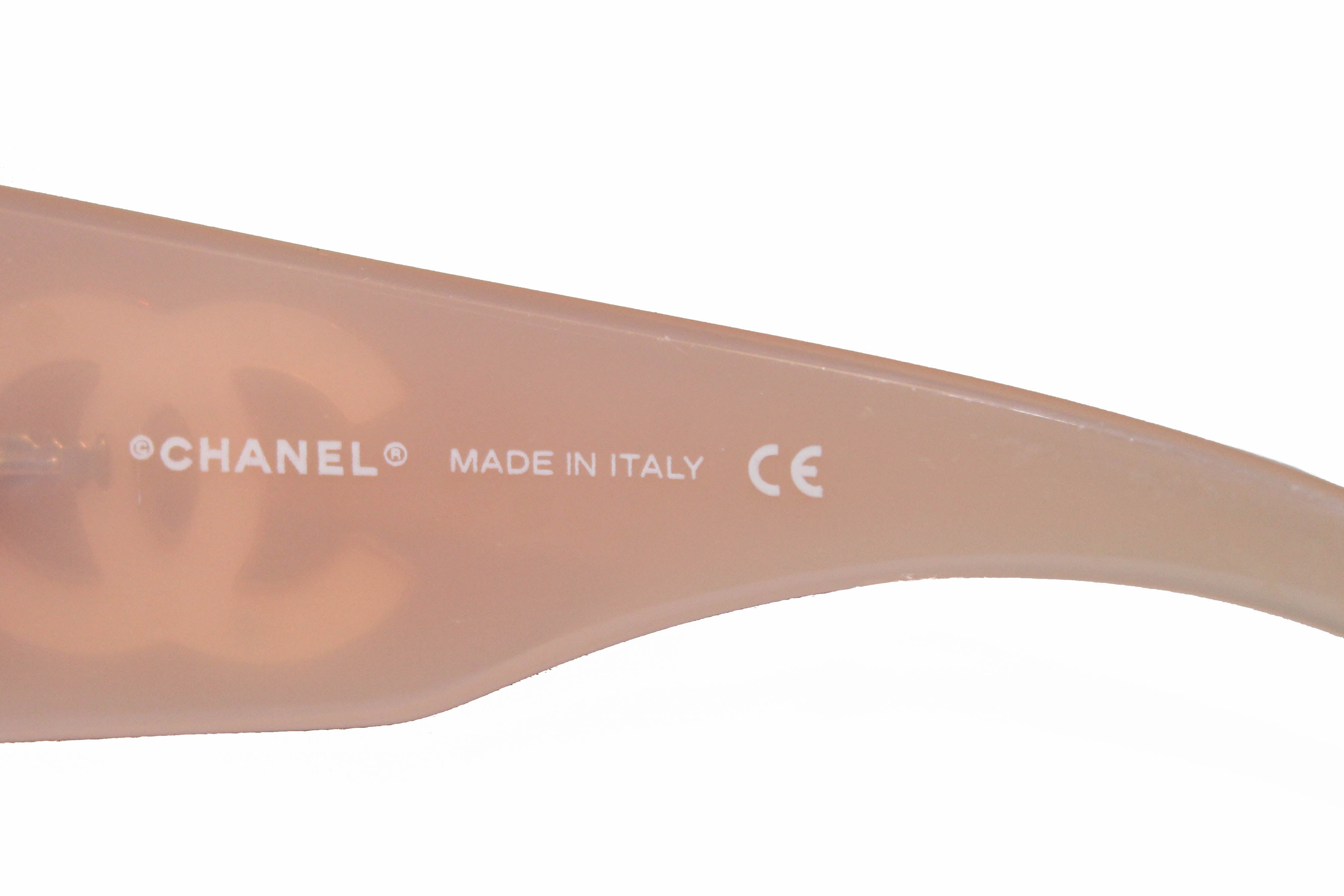 Authentic Chanel Light Pink Frame CC Mother of Pearl Sunglasses 5076-H –  Paris Station Shop