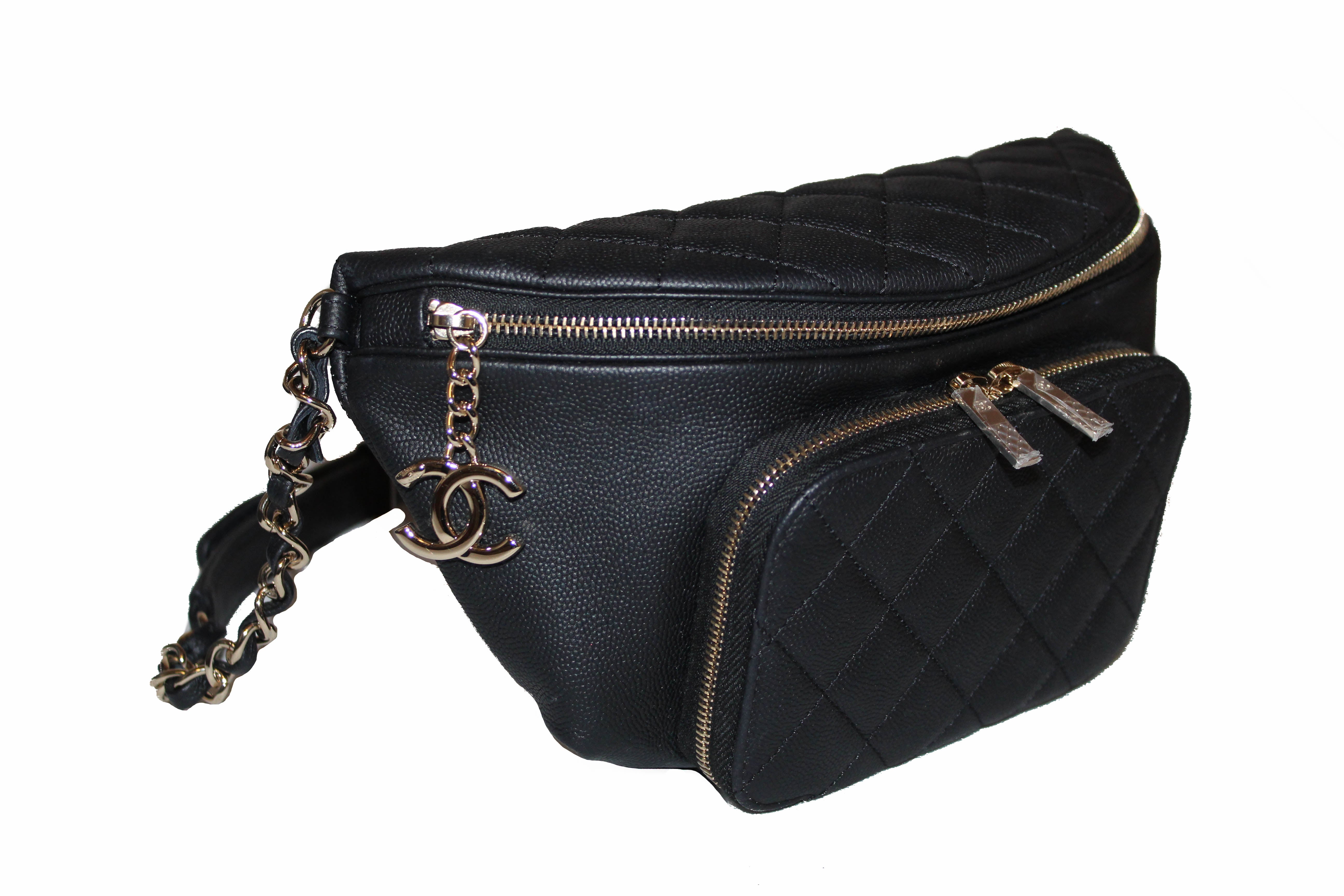 Timeless Chanel black Business Affinity bag full caviar leather ref.288947  - Joli Closet
