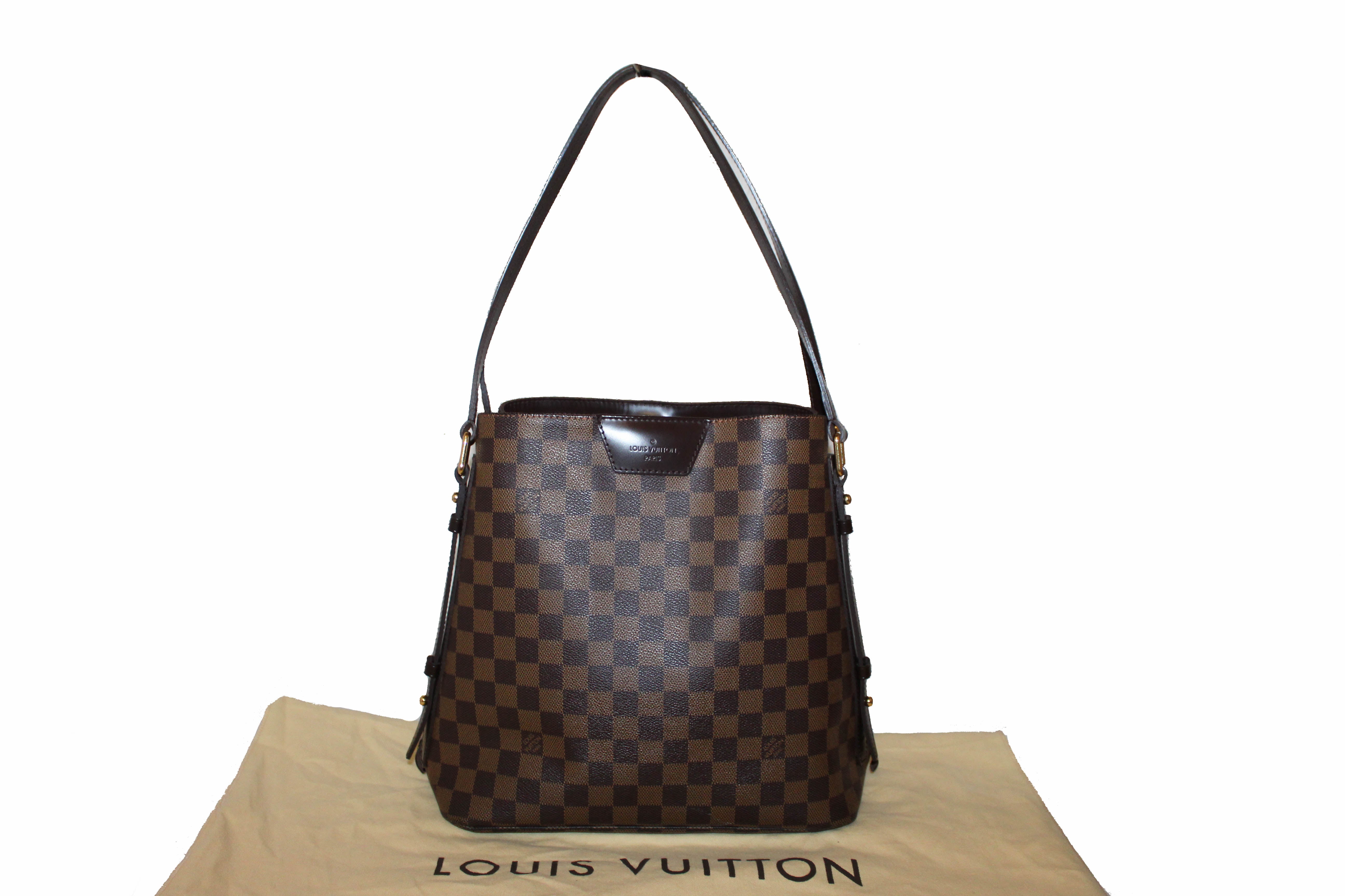 Authentic Louis Vuitton Damier Ebene Cabas Rivington GM Tote Bag